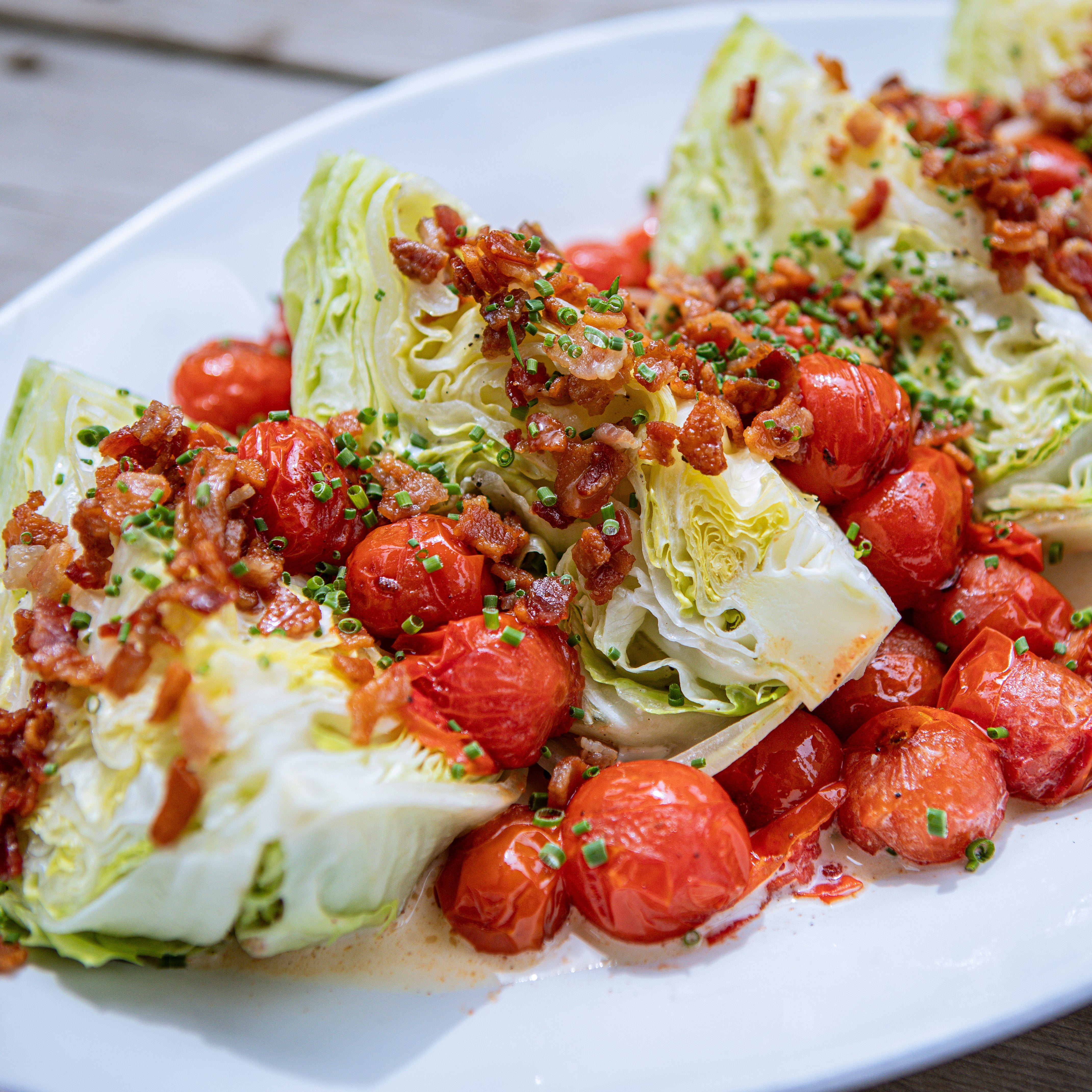 BLT Salad with Pickle Beer Dressing Recipe – Magnolia