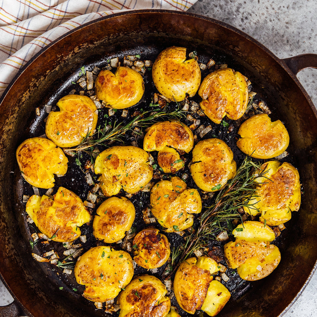 Crispy Smashed Potatoes