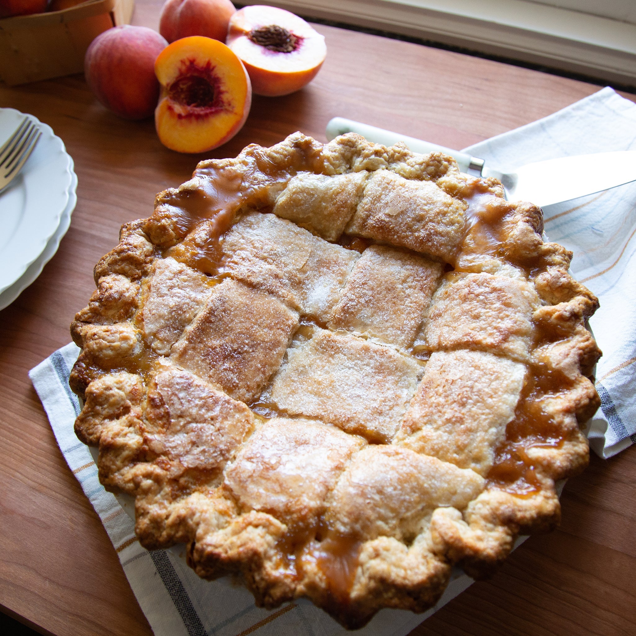 Perfect Peach Pie (with Candied Bacon) Recipe – Magnolia
