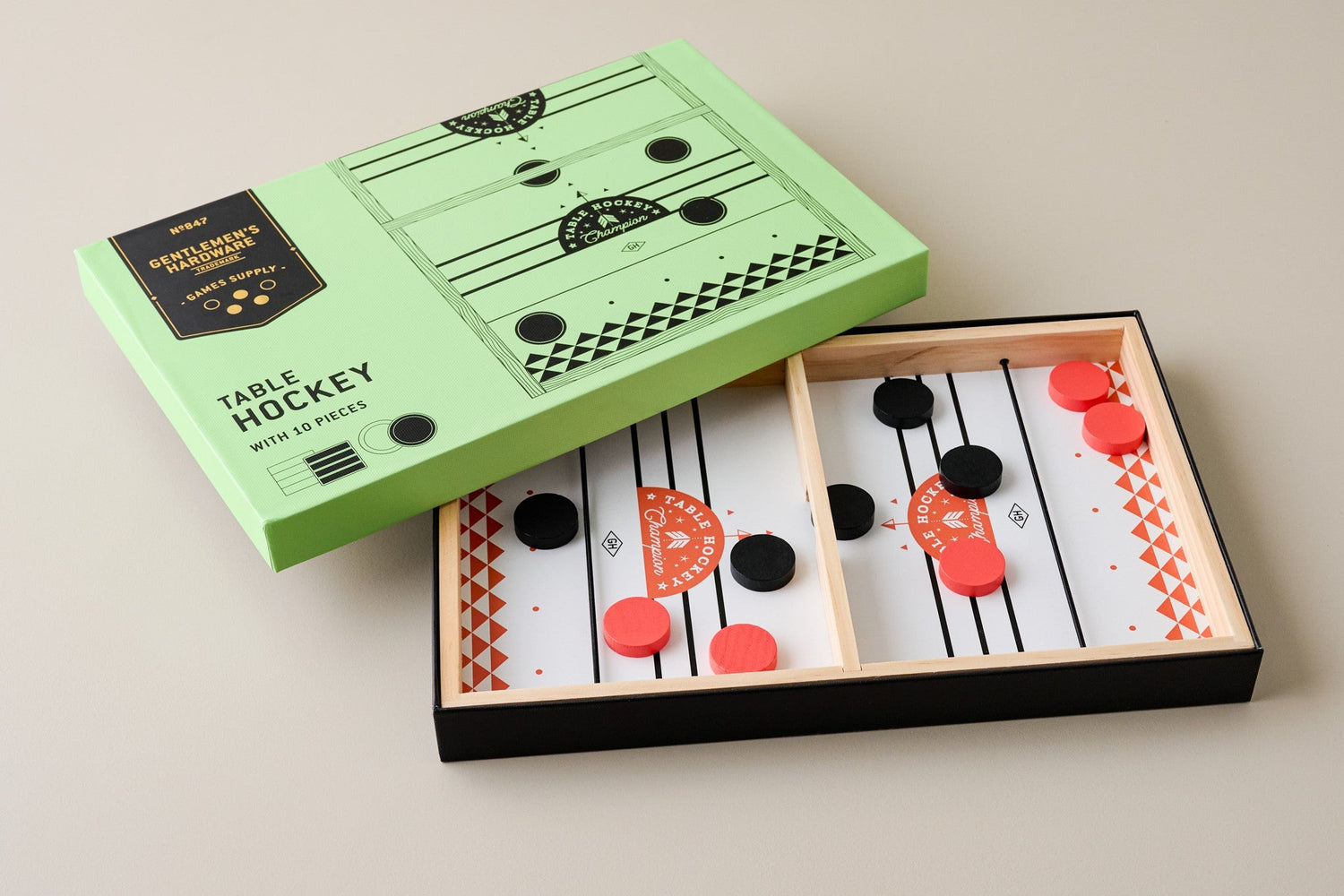 Shop Men's Gifts under $50. Image features a table hockey game.