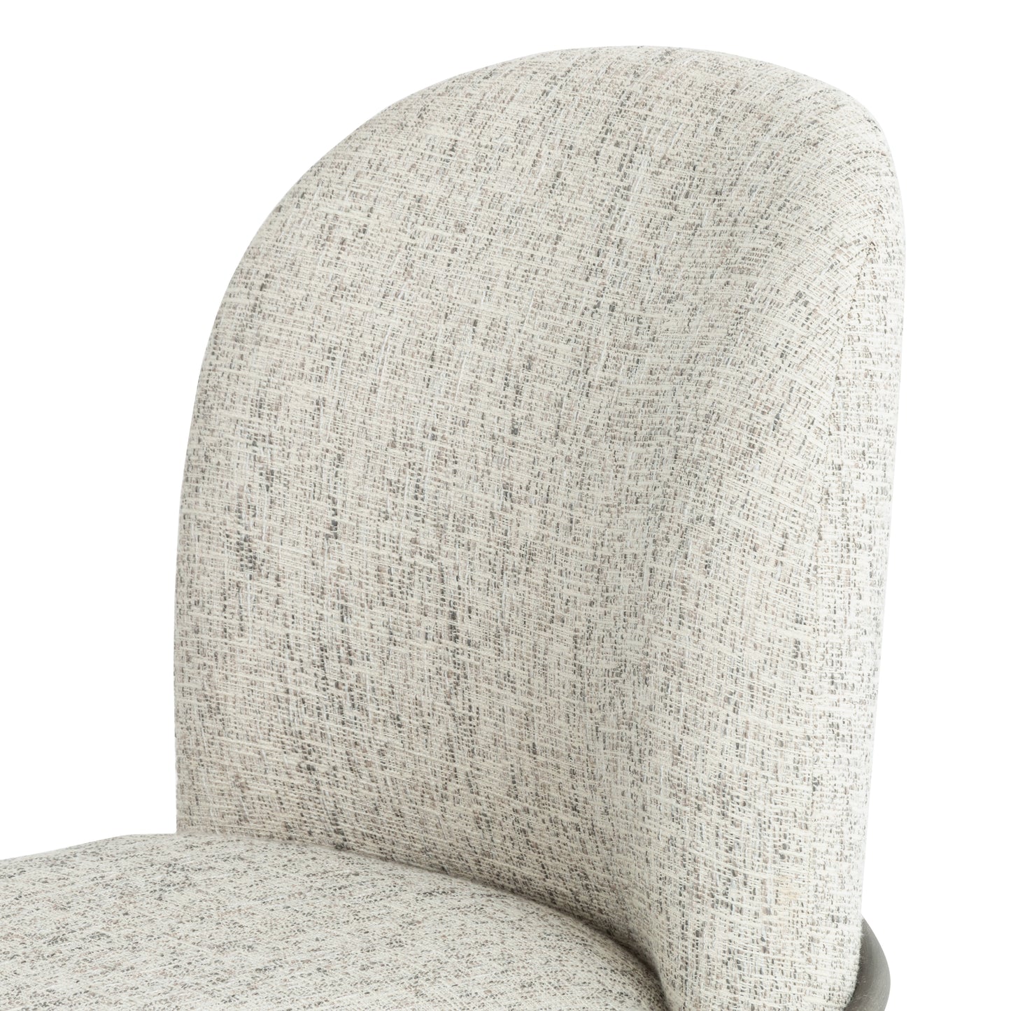 Pewter Felix Dining Chair up close