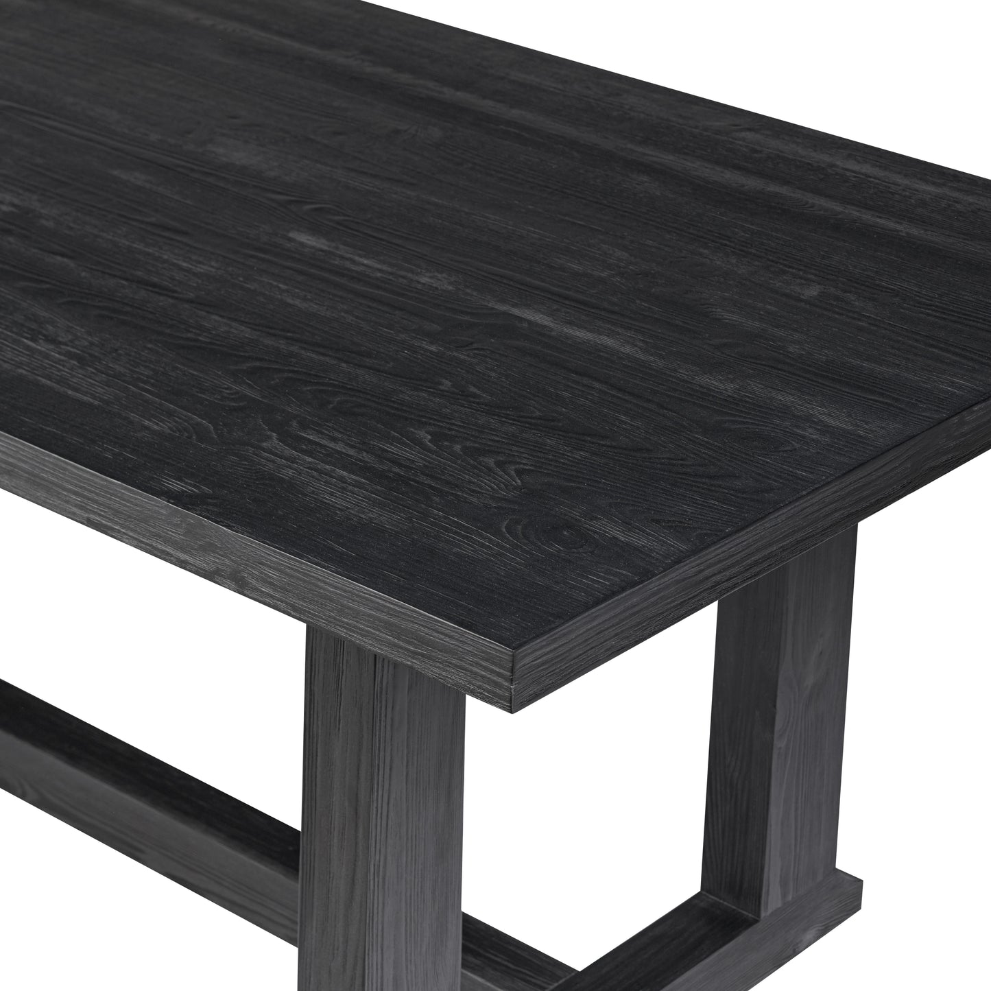 Holden Table in black pine corner