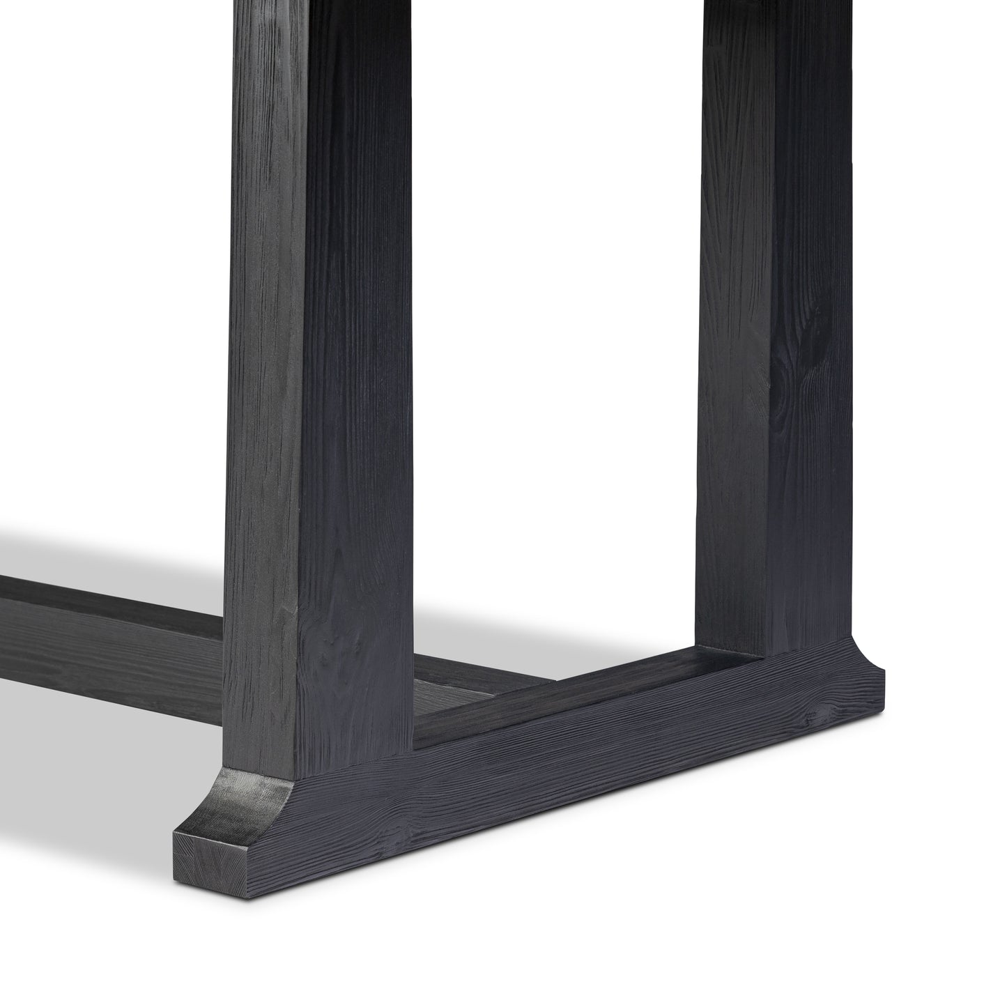 Holden Table in black pine legs
