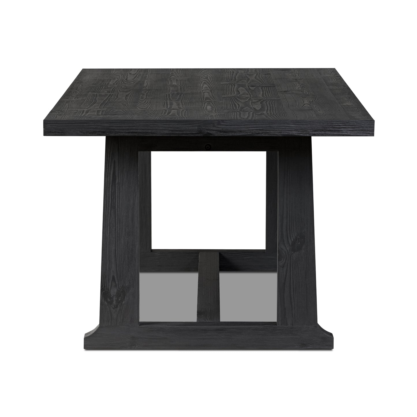 Holden Table in black pine end
