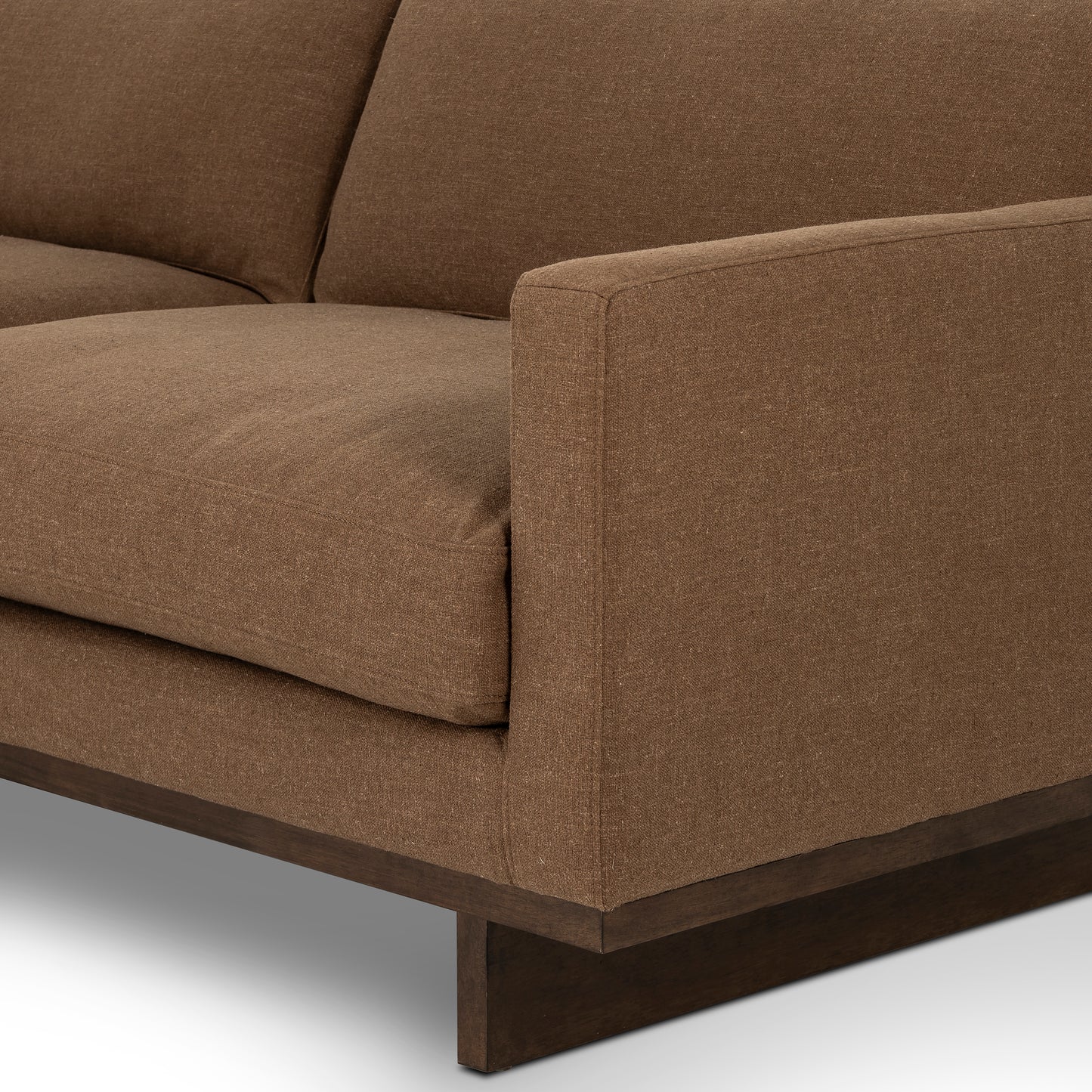 Ford 2 Pc Sectional - Left Chaise in Cafe up close