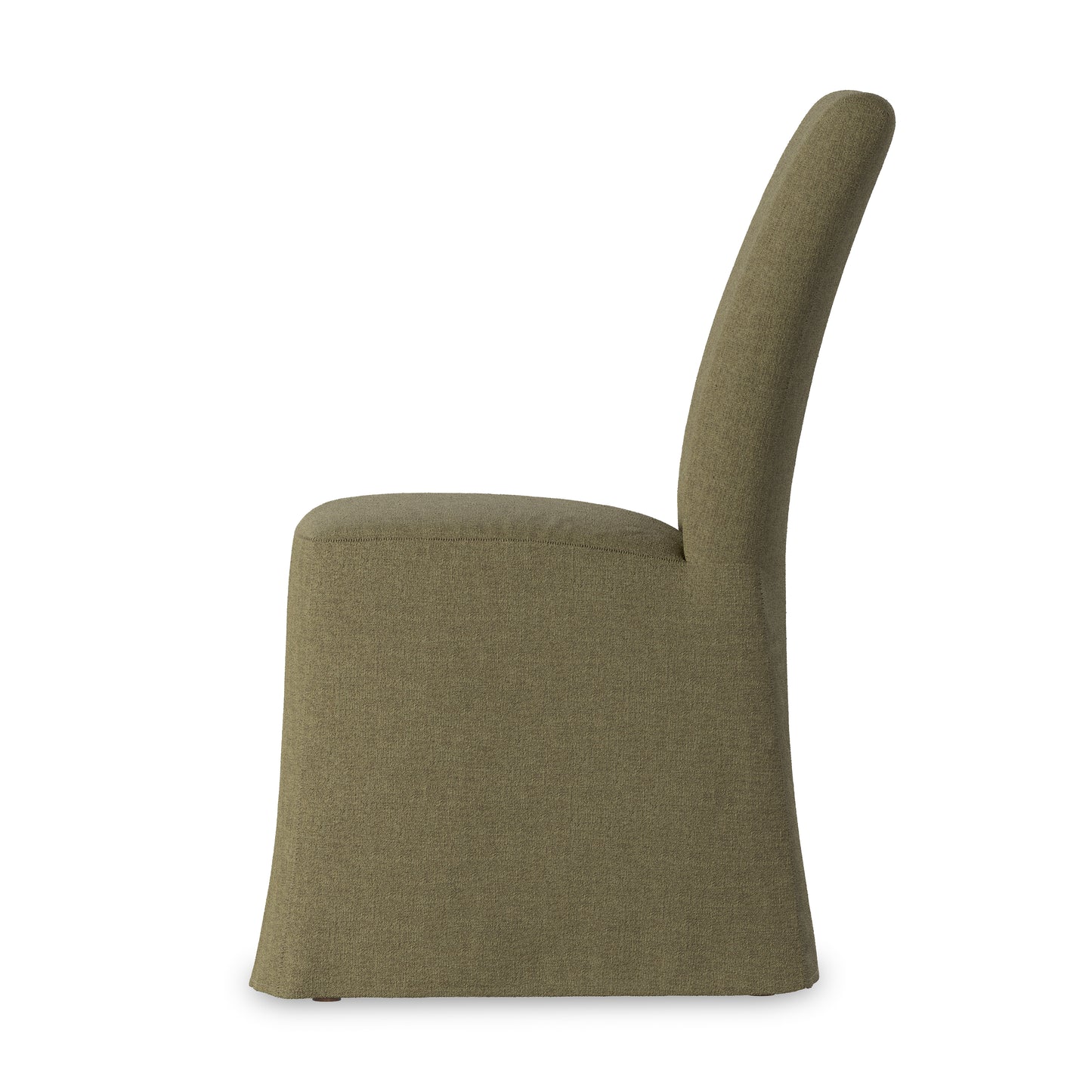 Brynn Dining Chair in olive from side