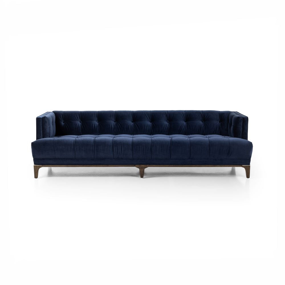 Elsie Sofa in sapphire navy velvet