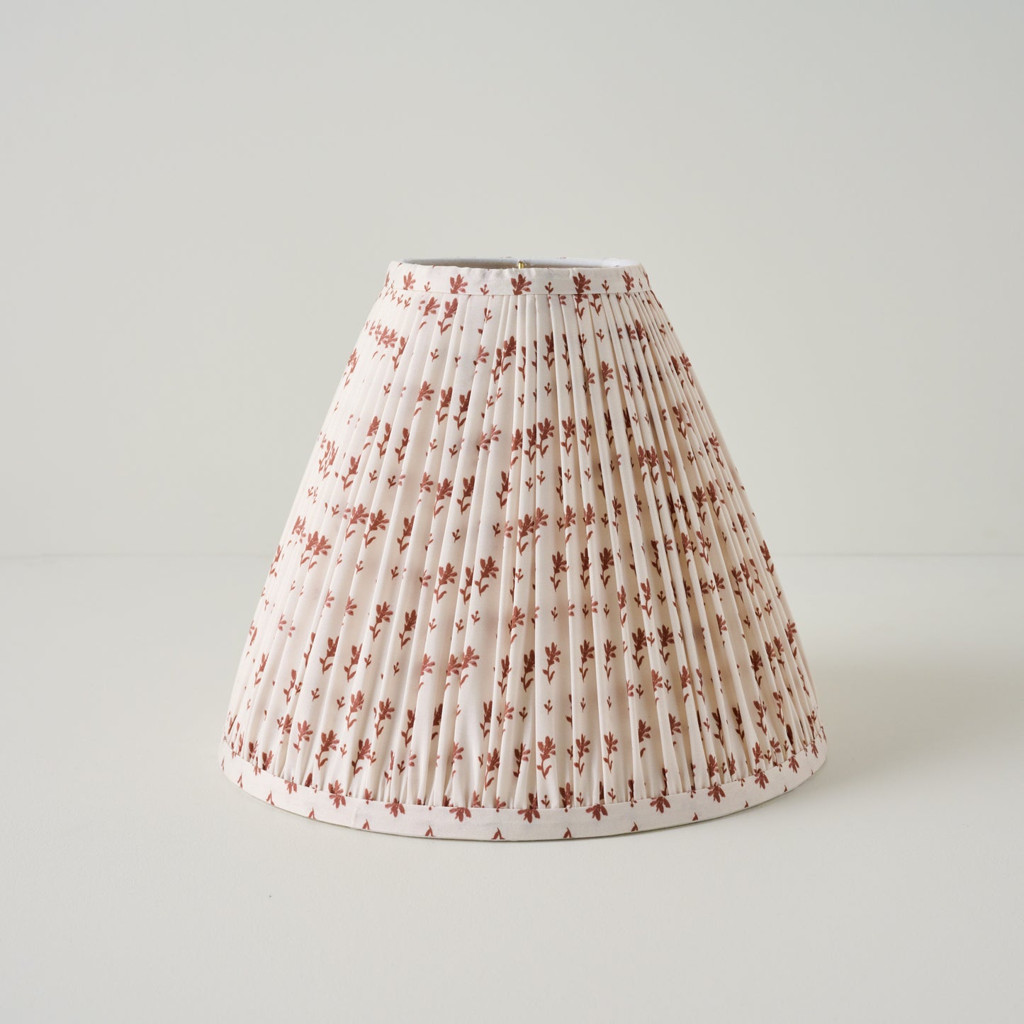 Taupe Blockprint Shade