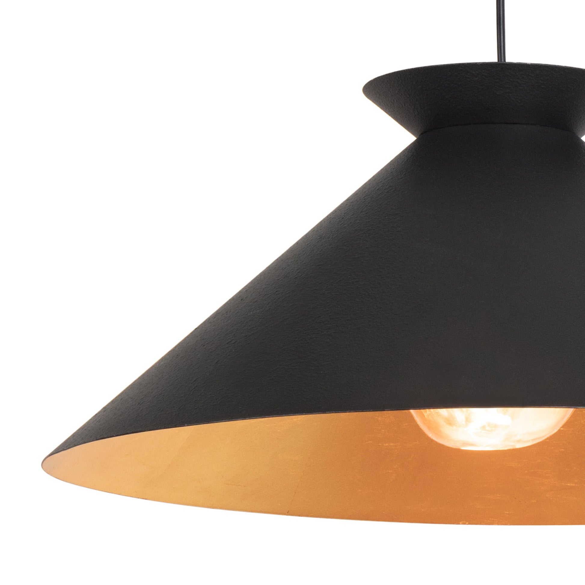 Large Austin Pendant rim up close