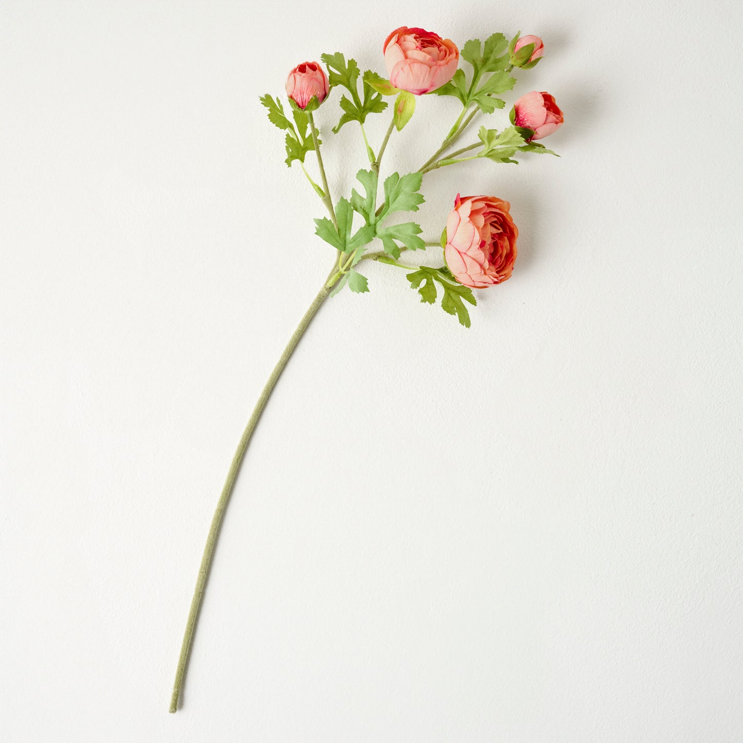 Coral Real Touch Ranunculus Stem