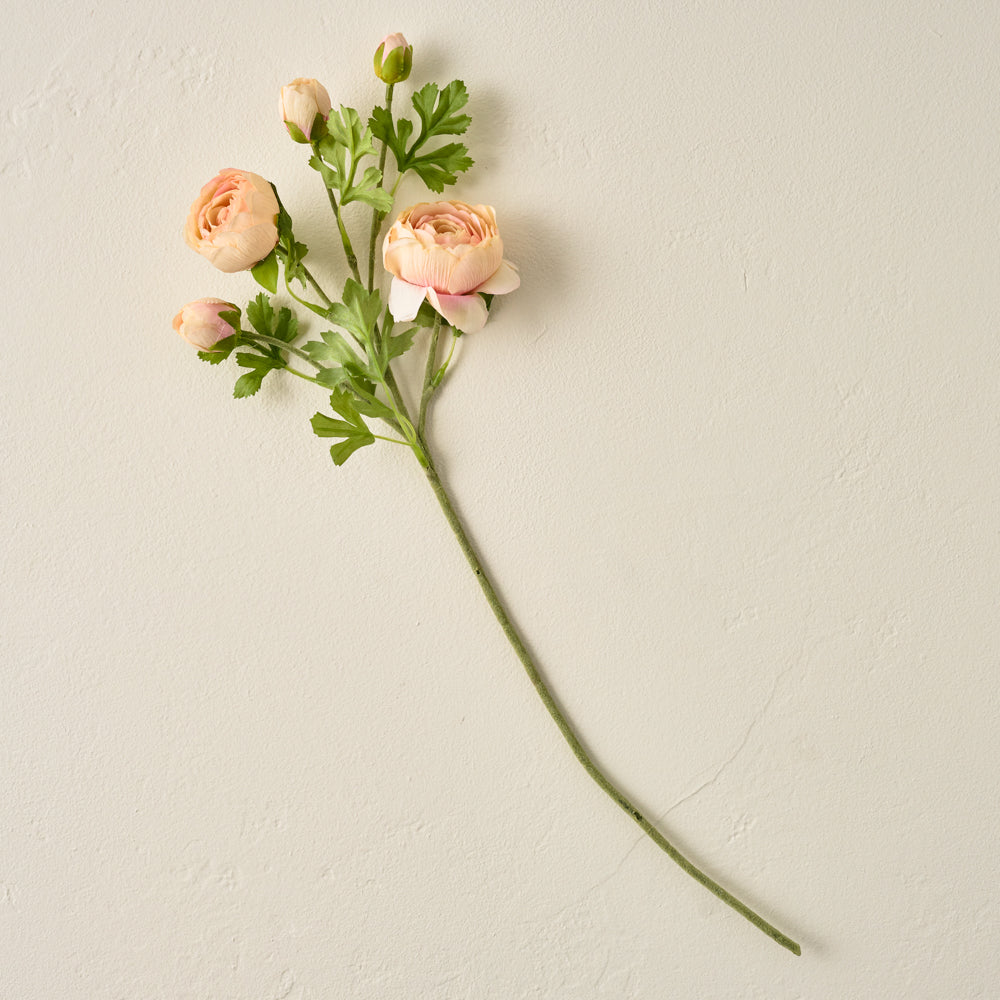 Yellow Real Touch Ranunculus Stem