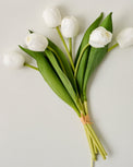 Real Touch Tulip Bundle (white)