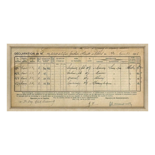 Vintage French Deposit