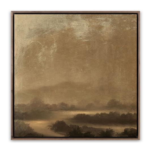 La Terre by Dan Hobday - Rustic Walnut Floater
