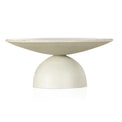 August Coffee Table in Textured White Matte