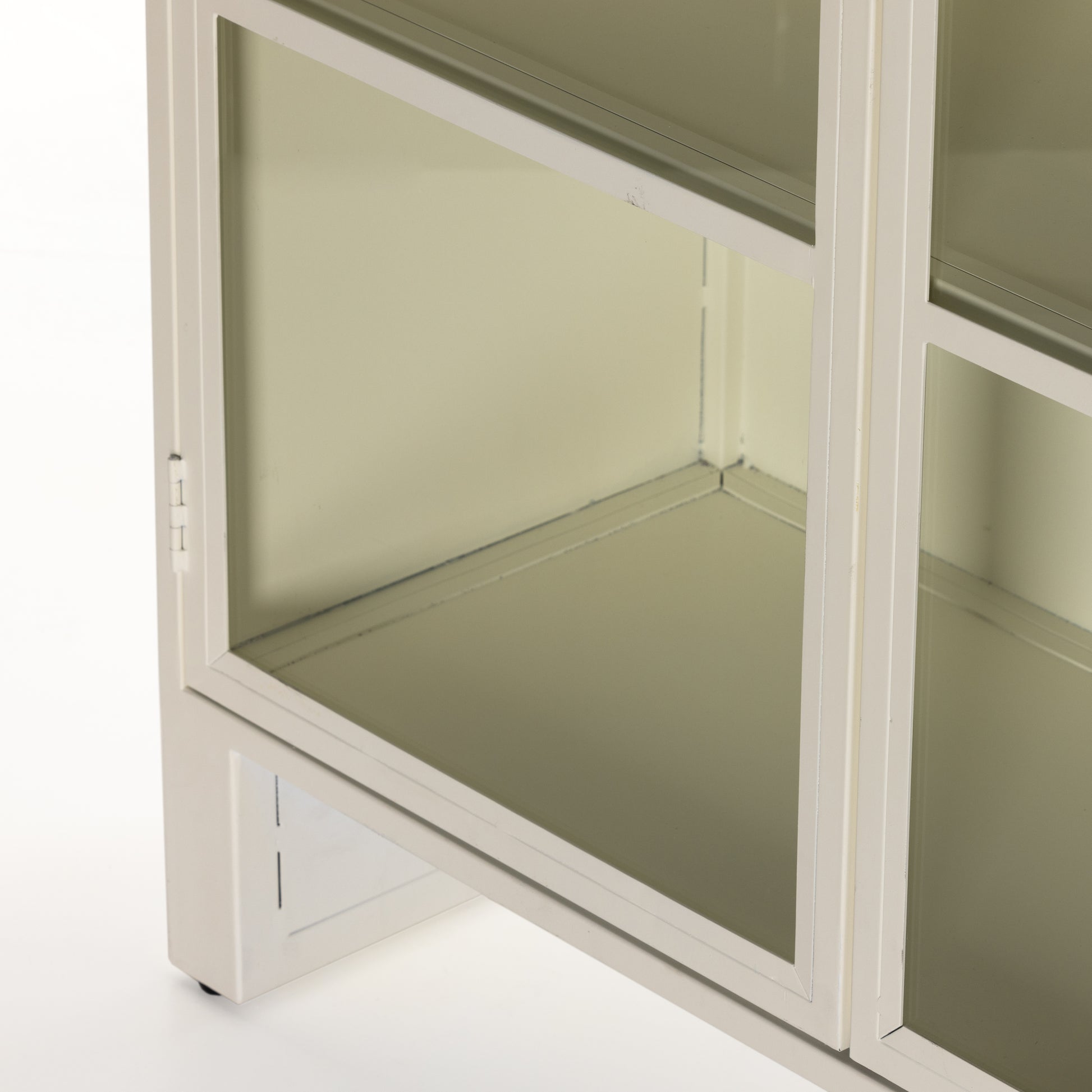 Elise Cabinet bottom shelf up close