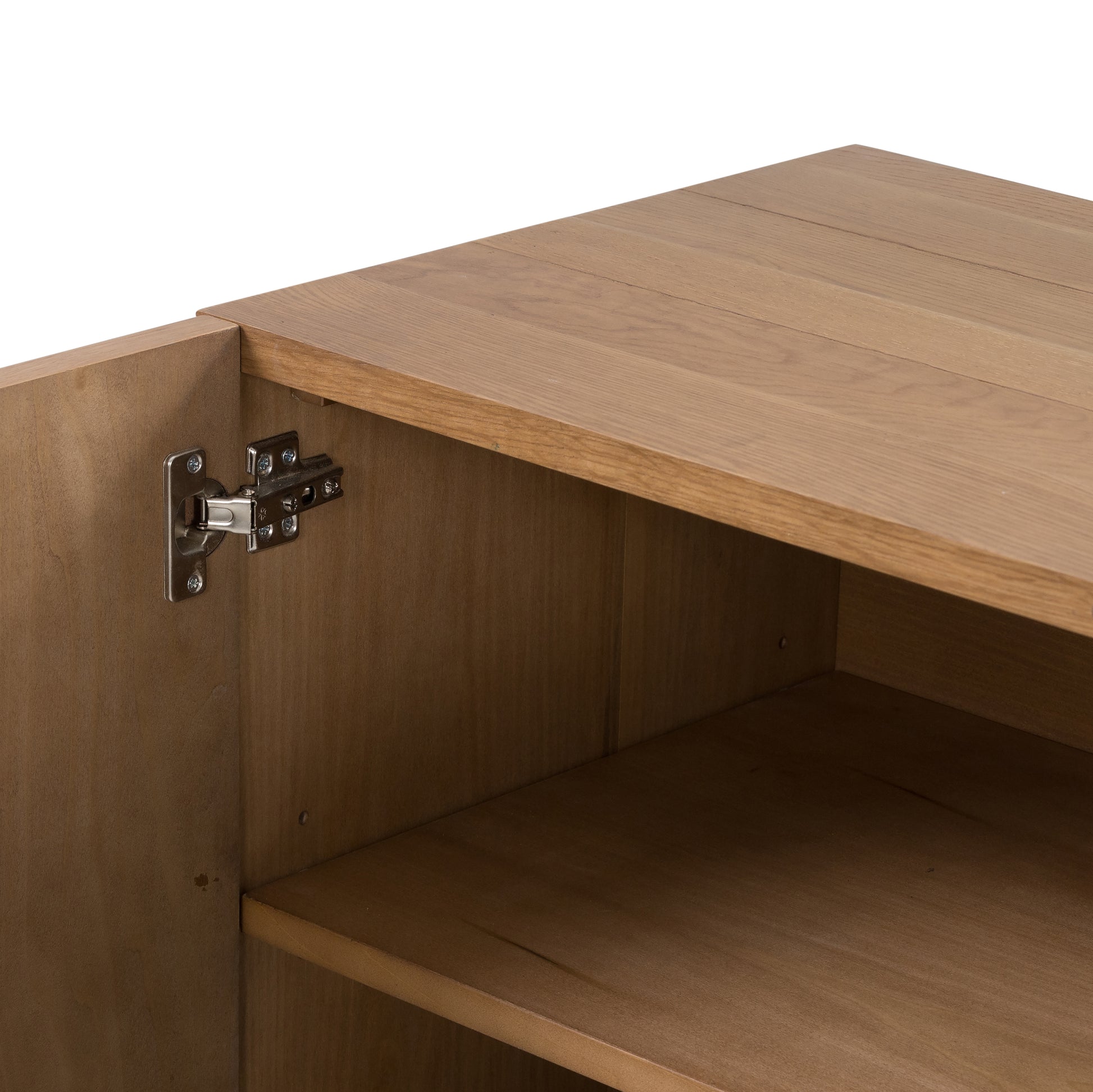 Suri Sideboard shelf up close