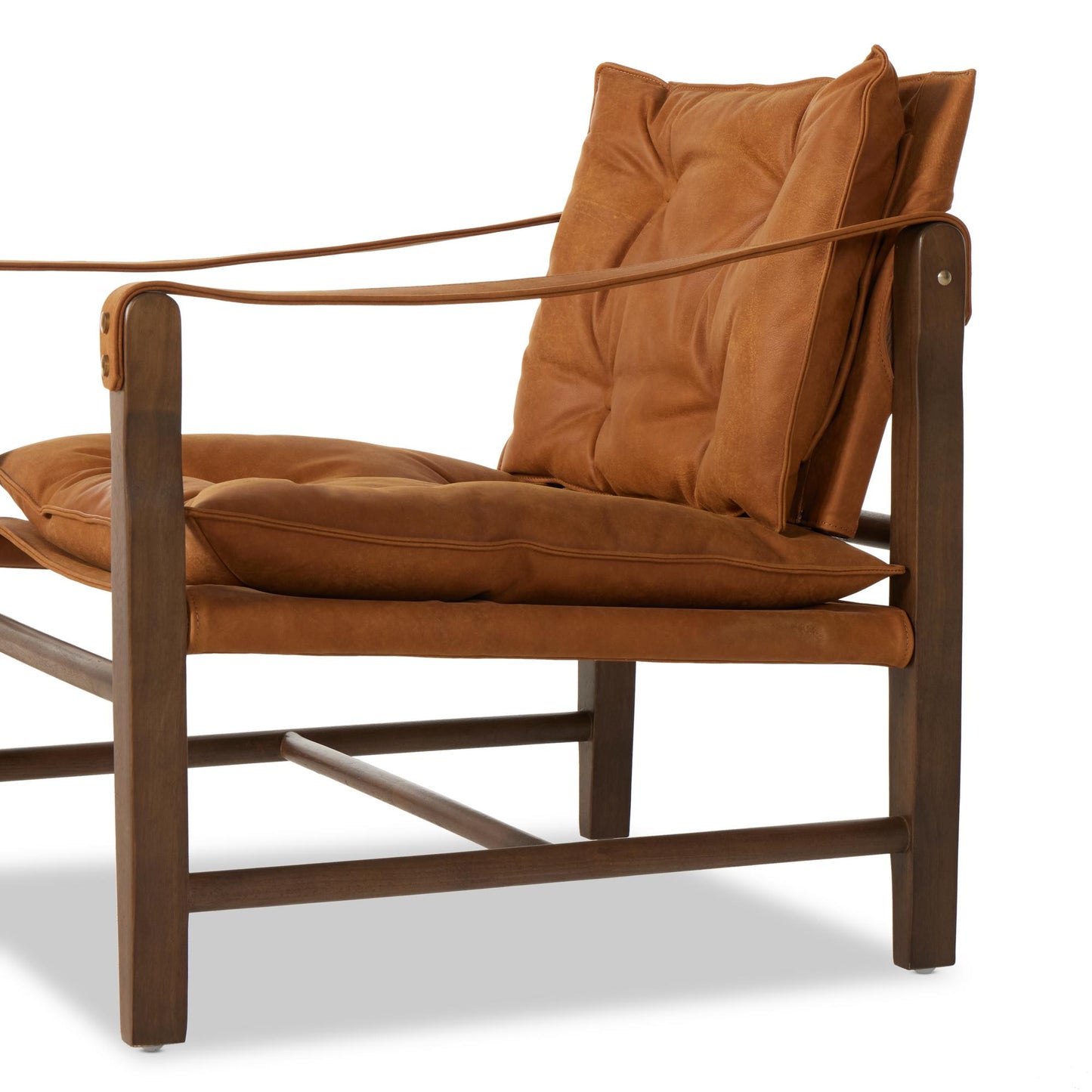 Flynn Chair heirloom butterscotch leather