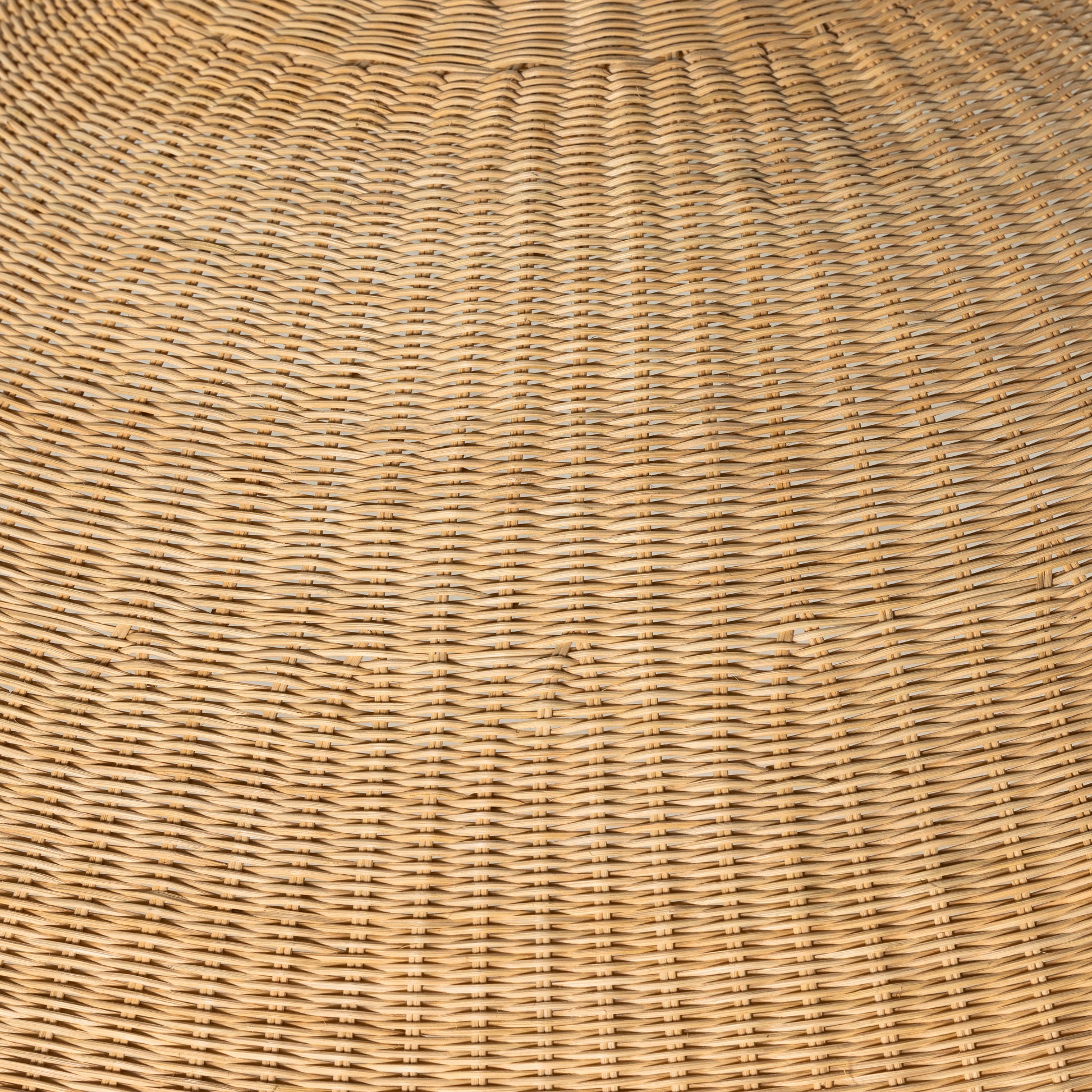 Hazel Rattan Pendant material up close