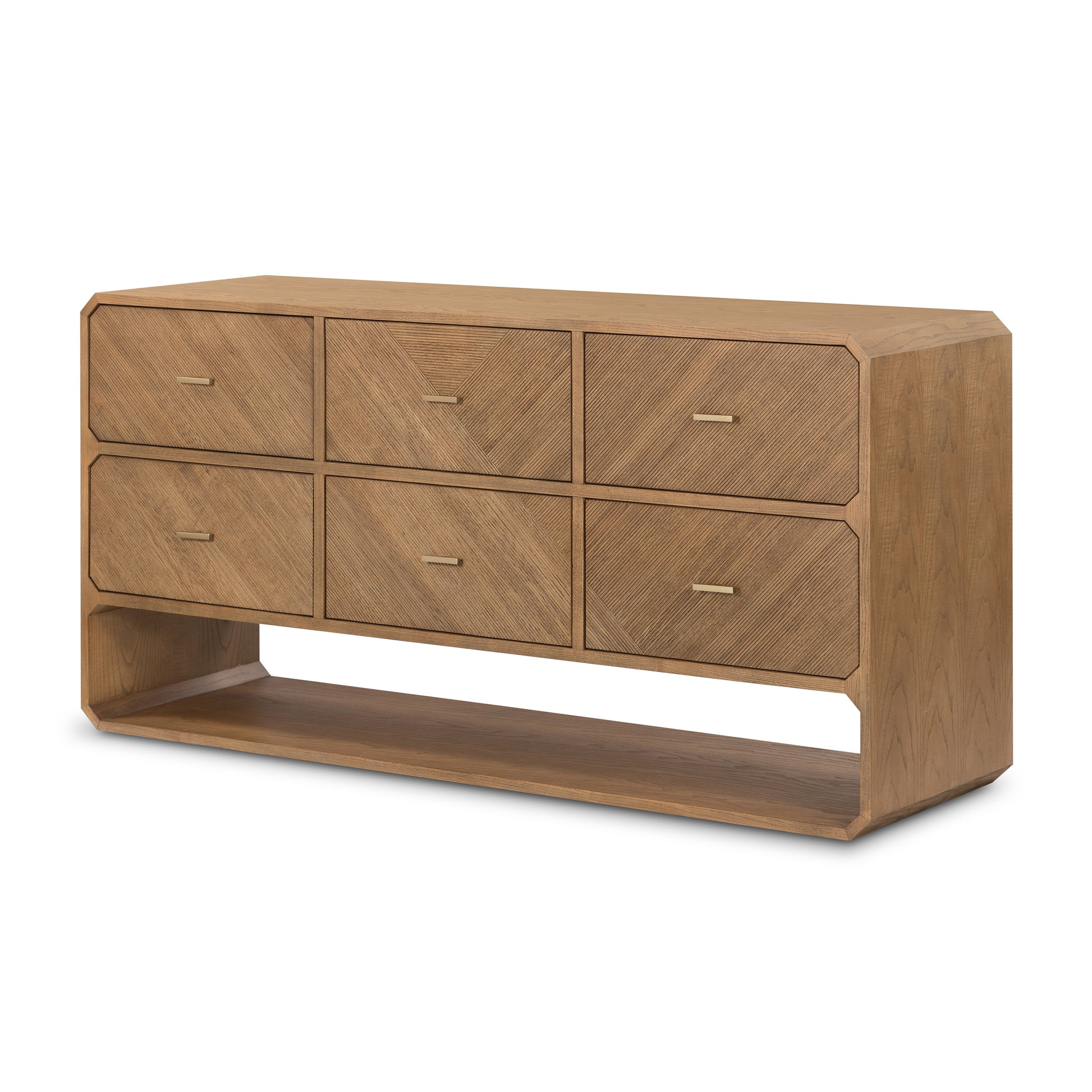 Dawn 6 Drawer Dresser in Natural Ash