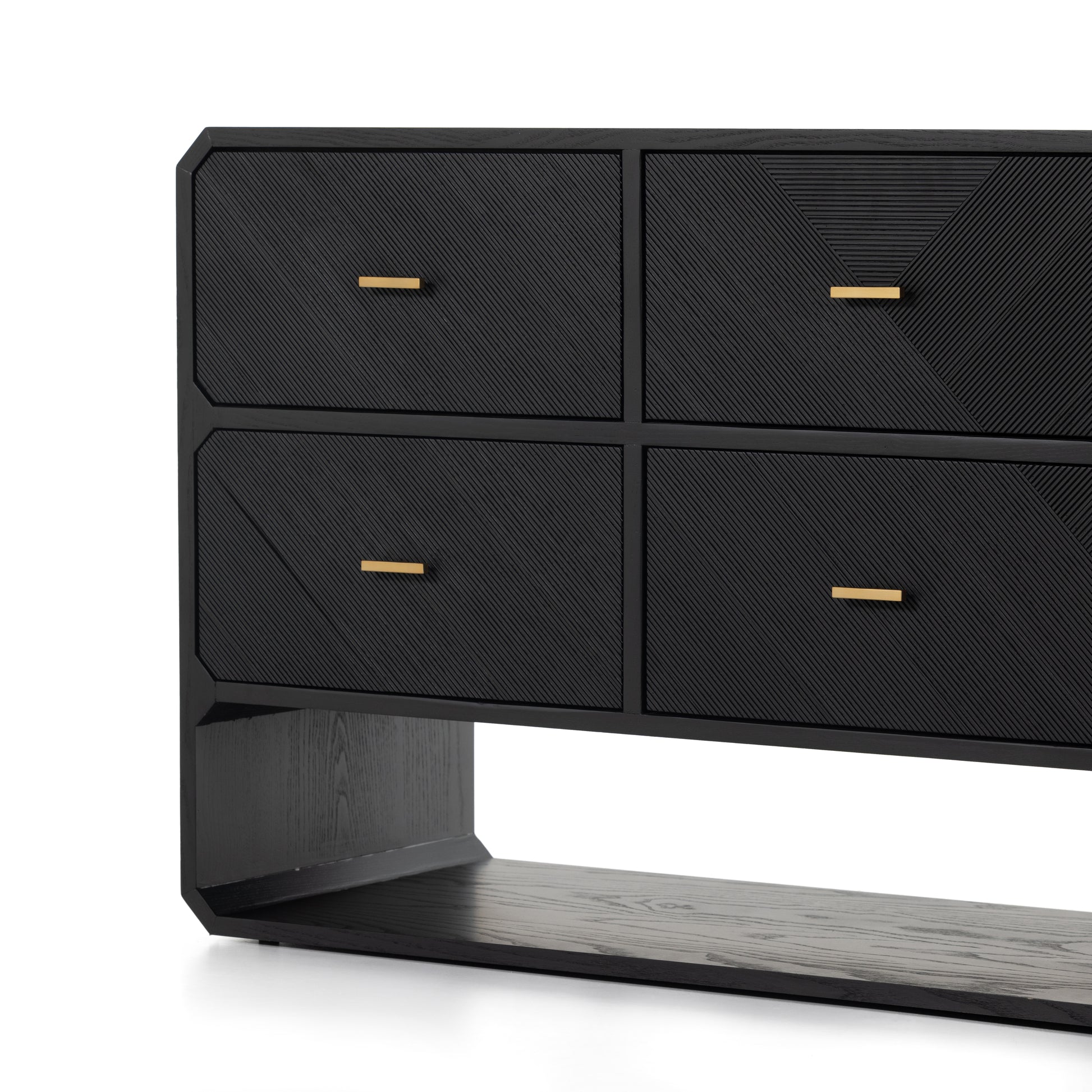 Dawn 6 Drawer Dresser in Black Ash