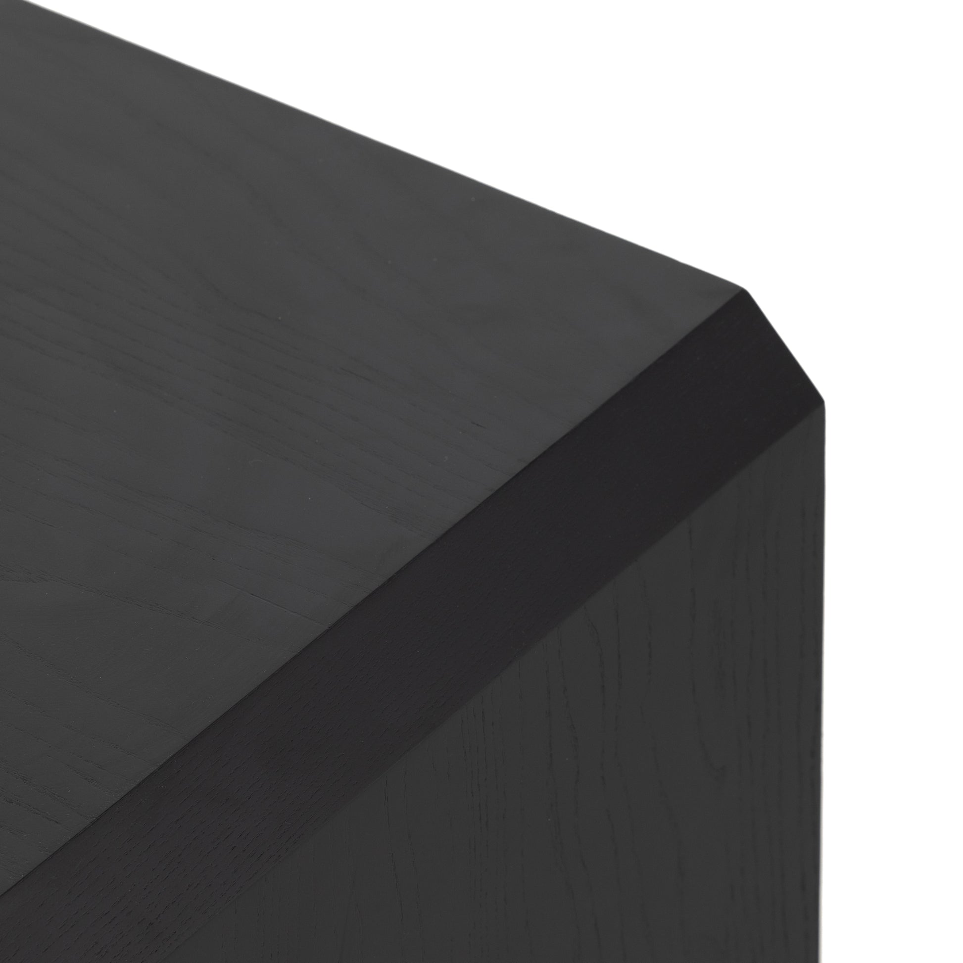 Dawn 6 Drawer Dresser in Black Ash top corner up close