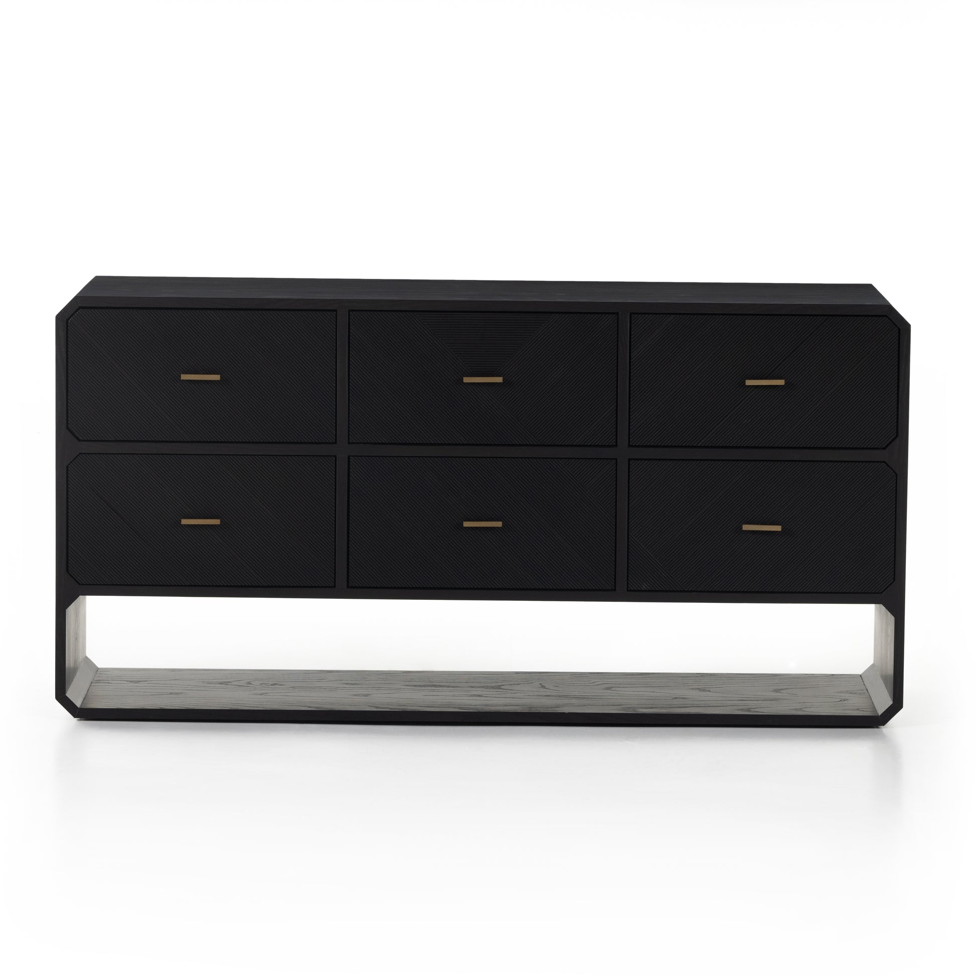 Dawn 6 Drawer Dresser in Black Ash