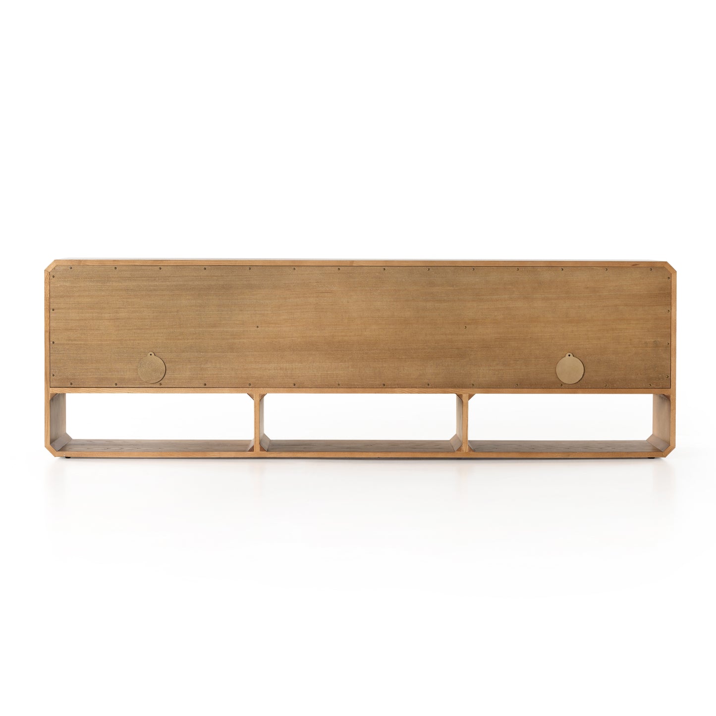 Dawn Media Console in Natural Ash backview