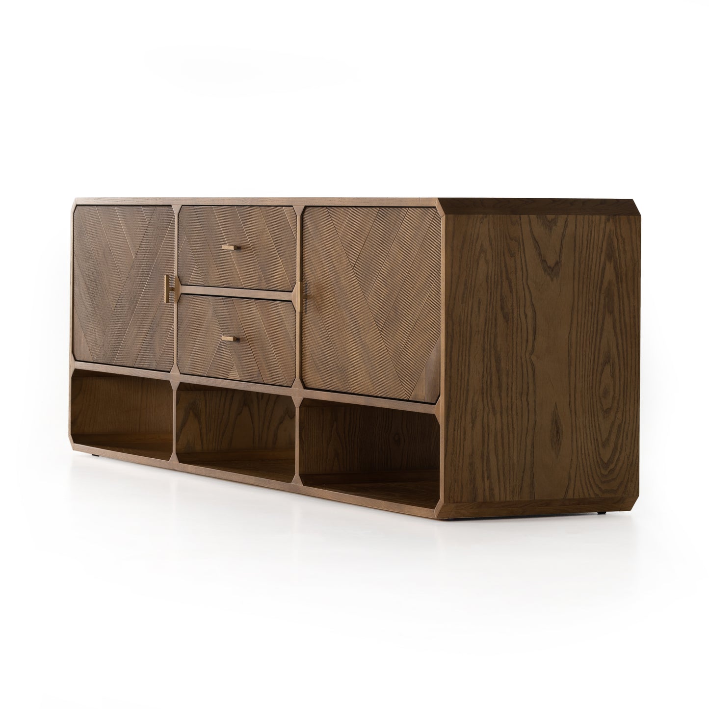 Dawn Media Console in Natural Ash