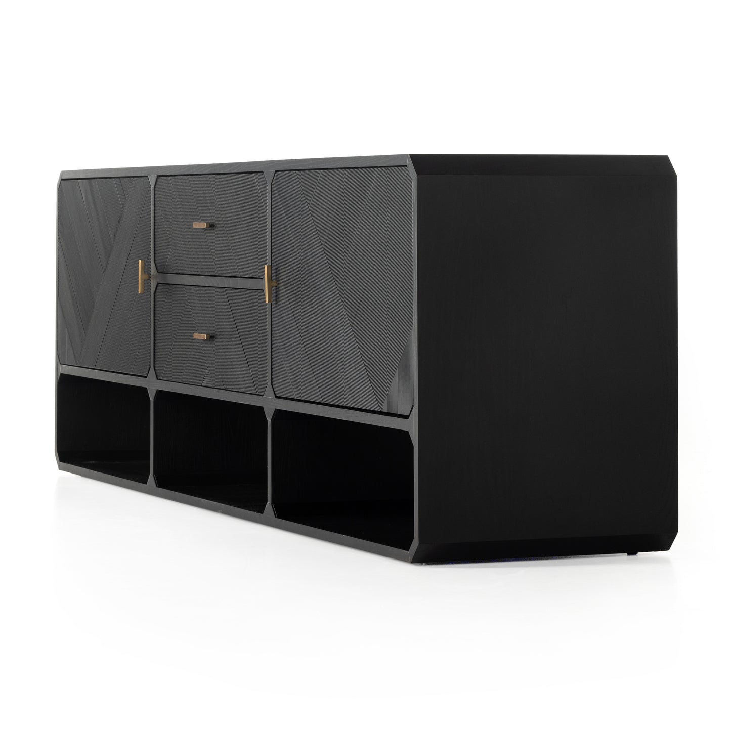 Dawn Media Console in Black ash
