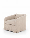 Harris Slipcovered Swivel Chair