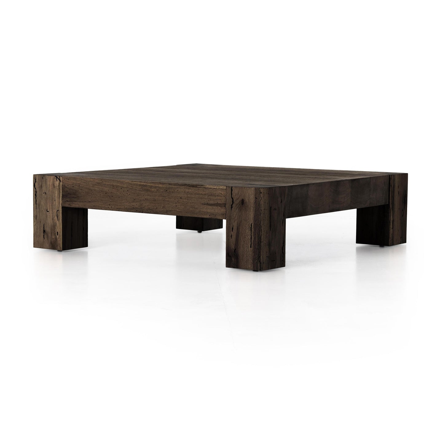 Powell Coffee Table in ebony oak angled