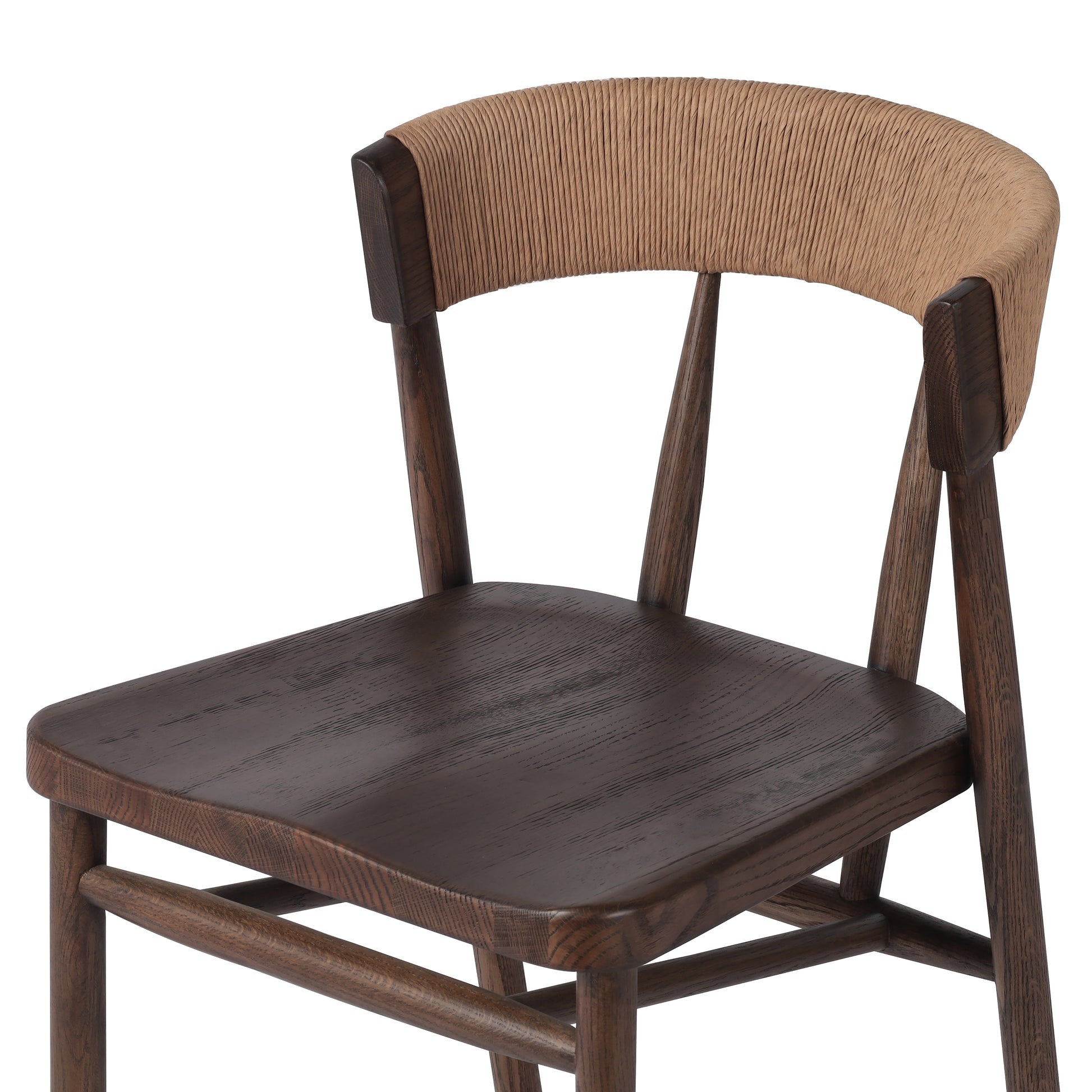 Carter Bar Stool in Drifted Oak seat