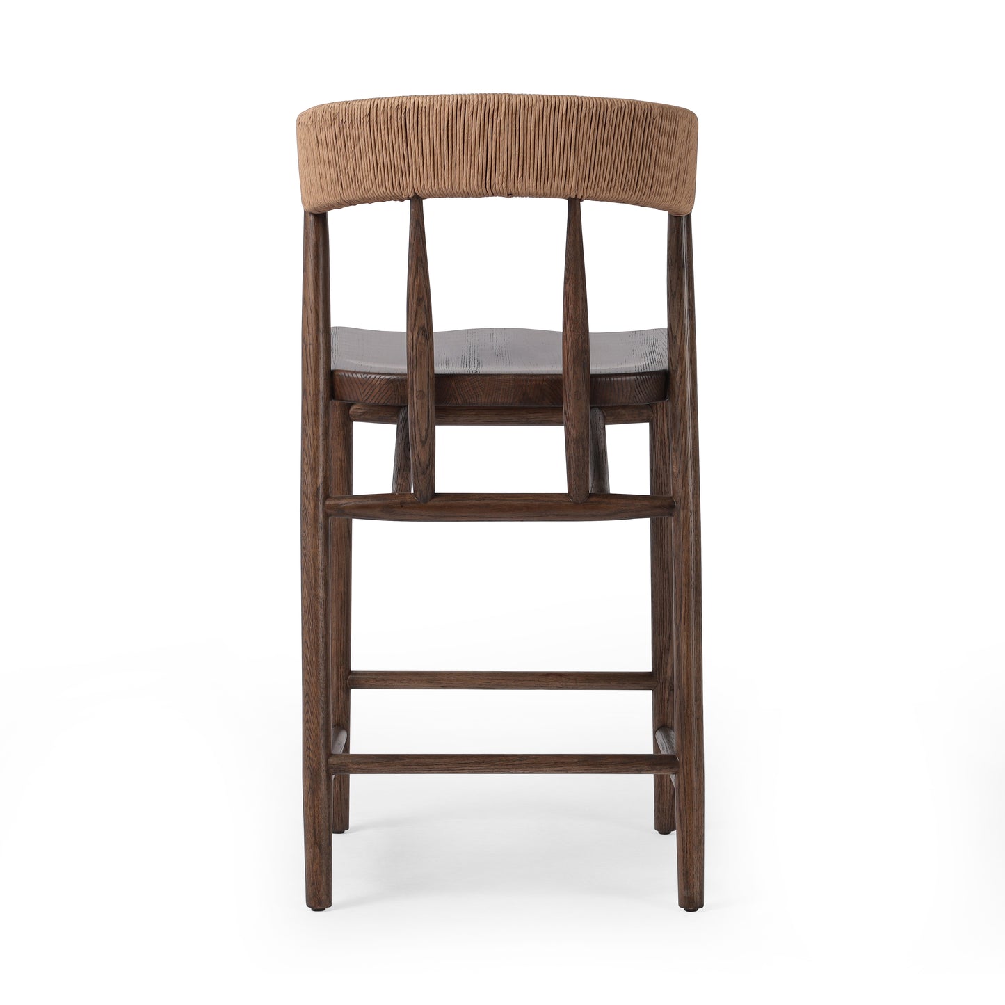 Carter Counter Stool in Drifted Oak backview