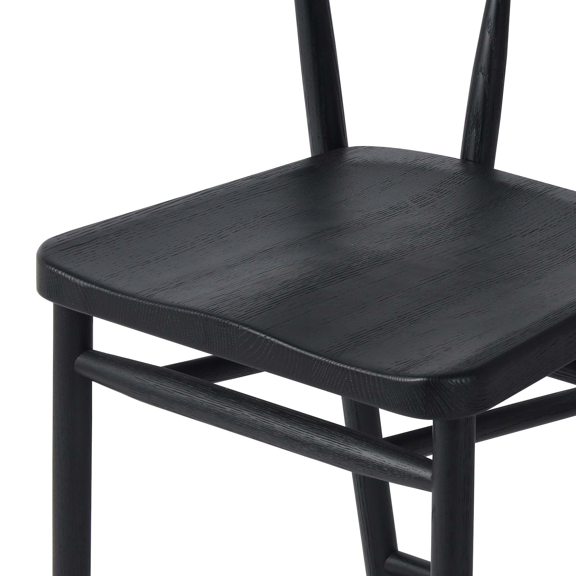Carter Bar Stool in Black Oak seat