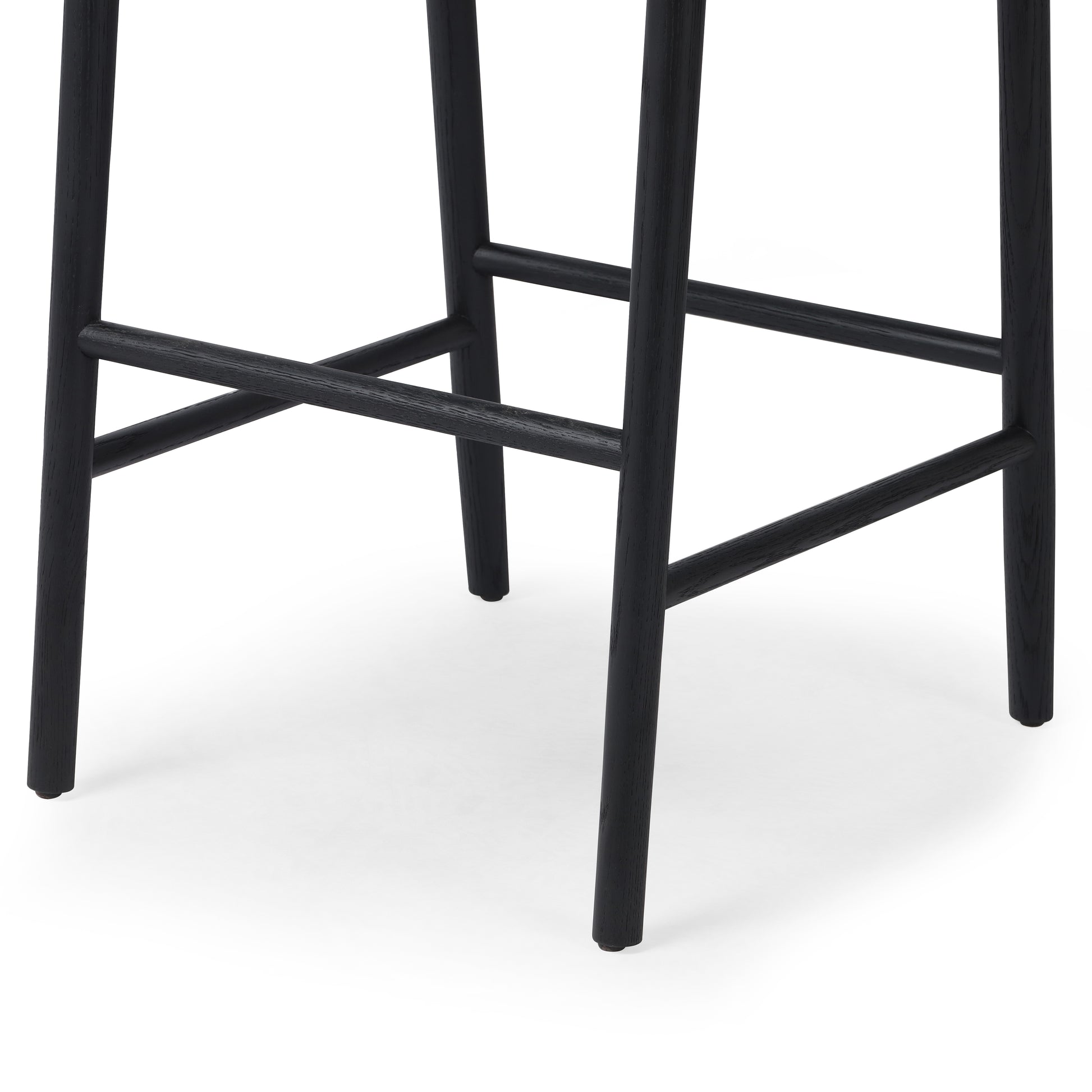 Carter Bar Stool in Black Oak legs