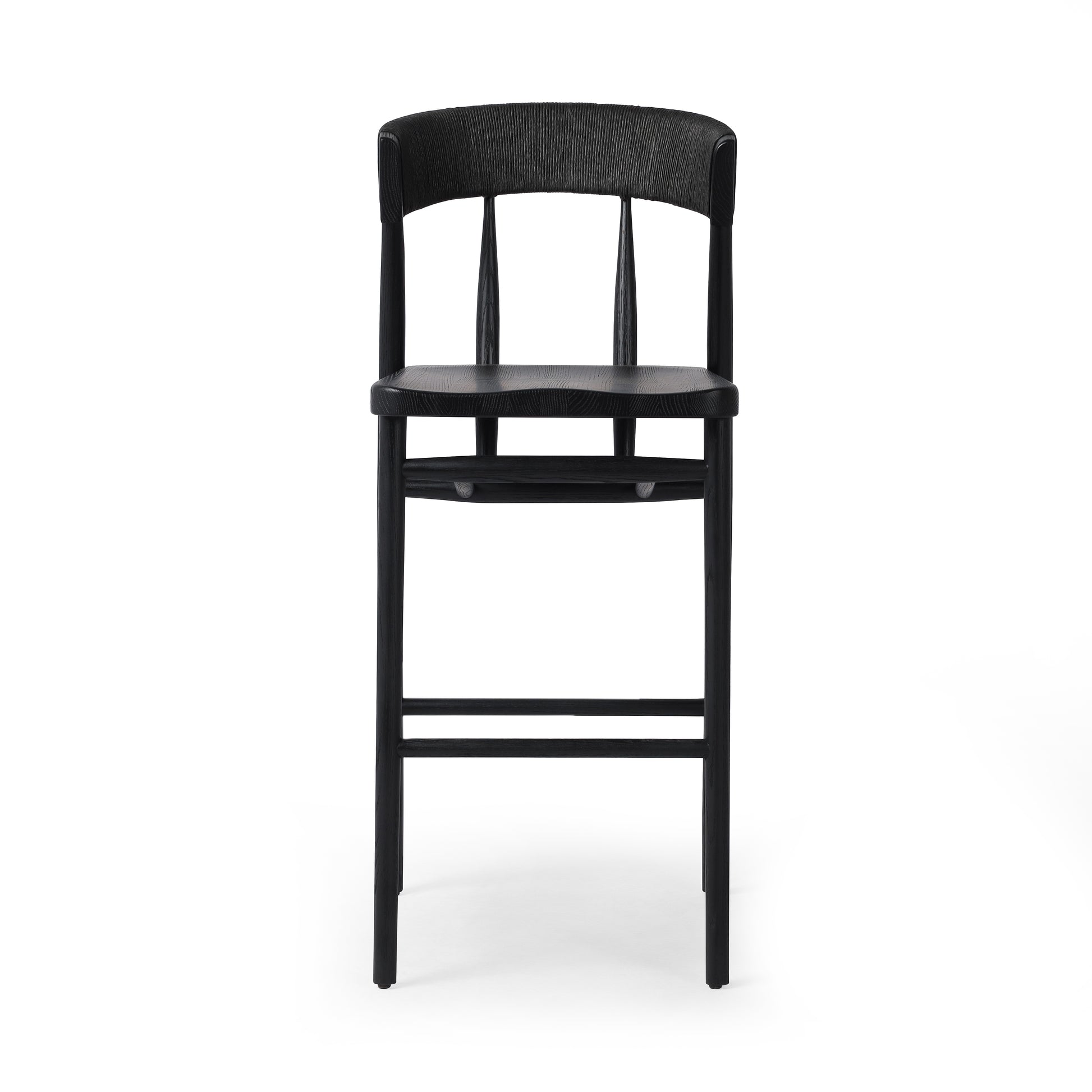 Carter Bar Stool in Black Oak