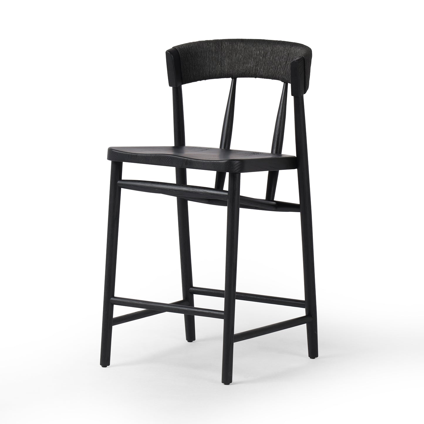 Carter Counter Stool in Black Oak