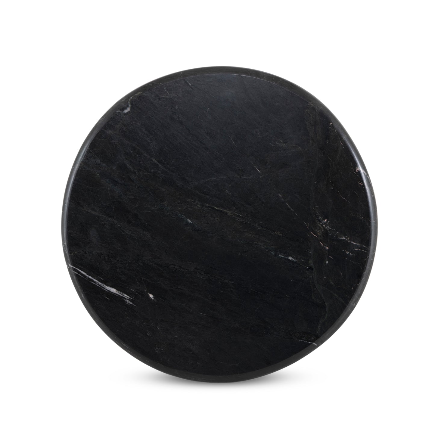 Deco Marble End Table - Black Marble top