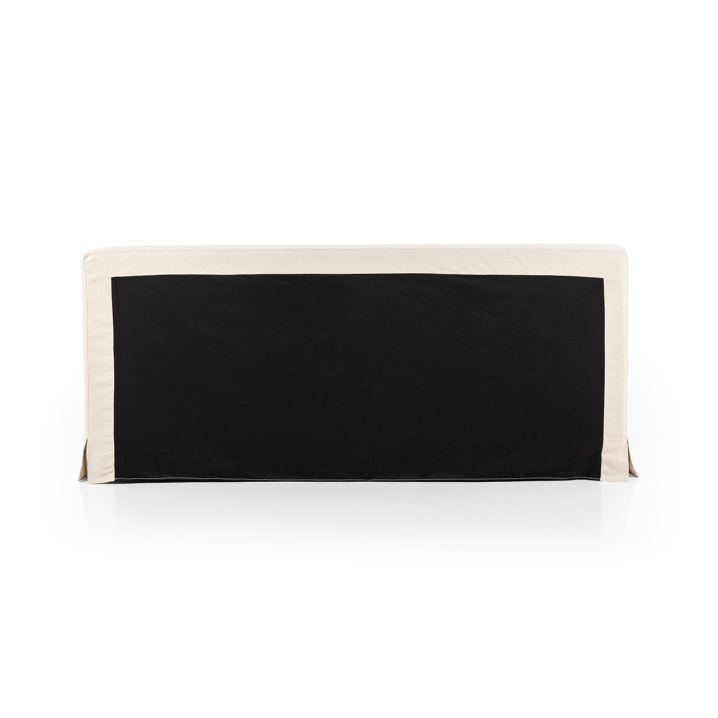 natural Carrie Slipcover Bed back