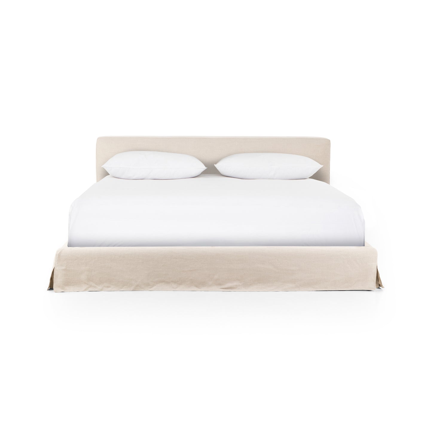 natural Carrie Slipcover Bed