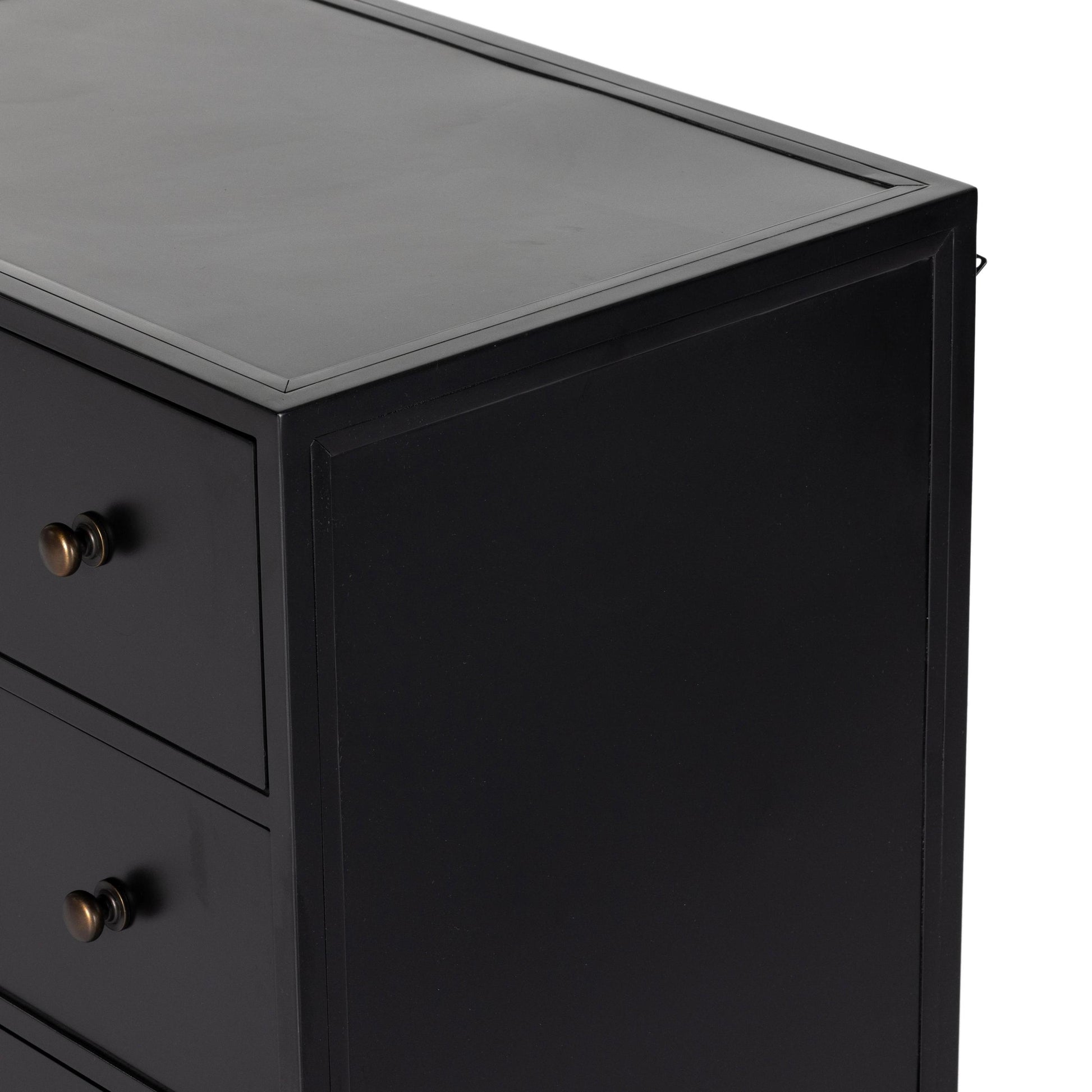 Brady 12 Drawer Dresser close up of top and side