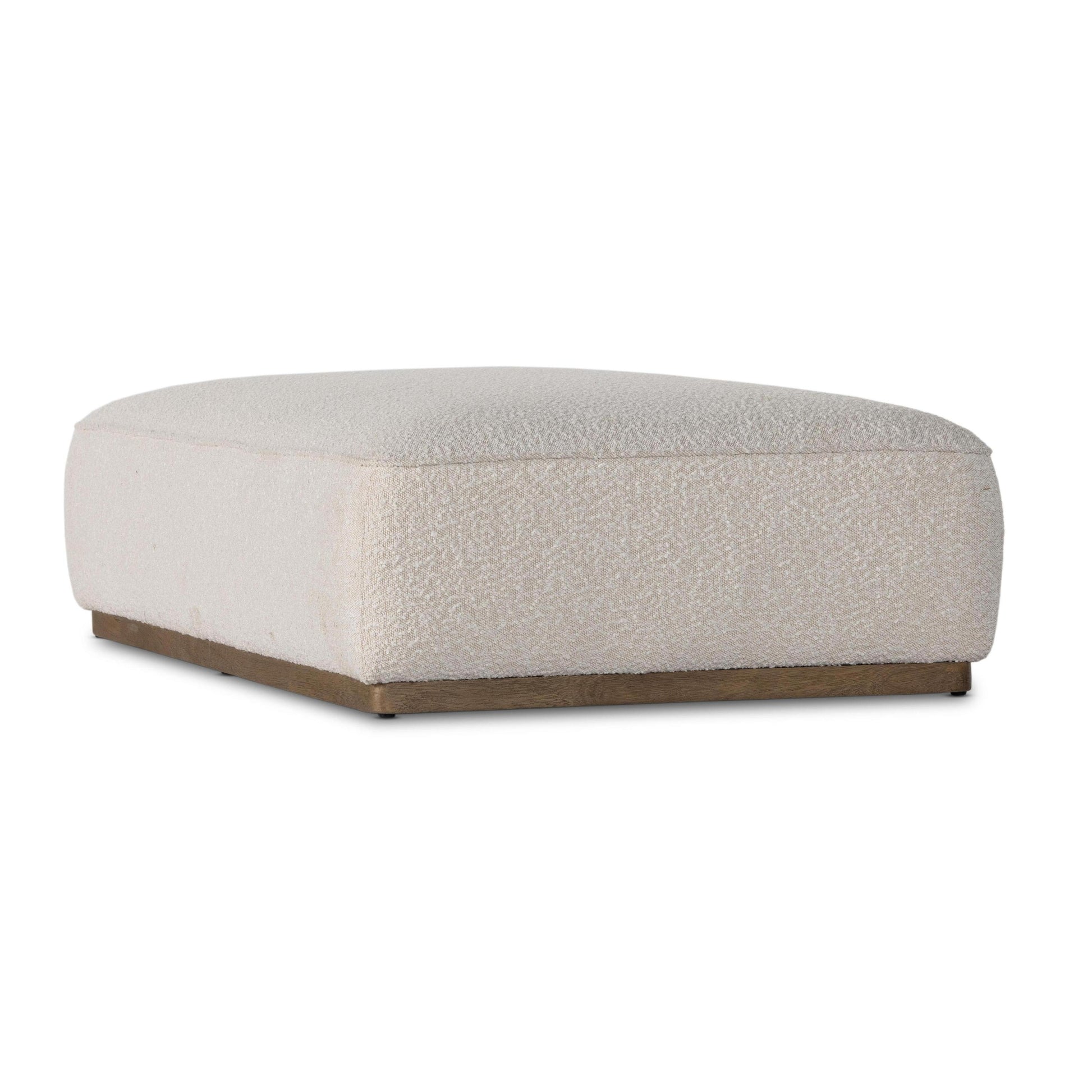 Felicity Large Ottoman side view angled