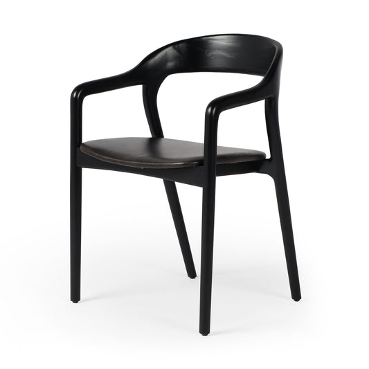 Leigh Dining Armchair in Sonoma black