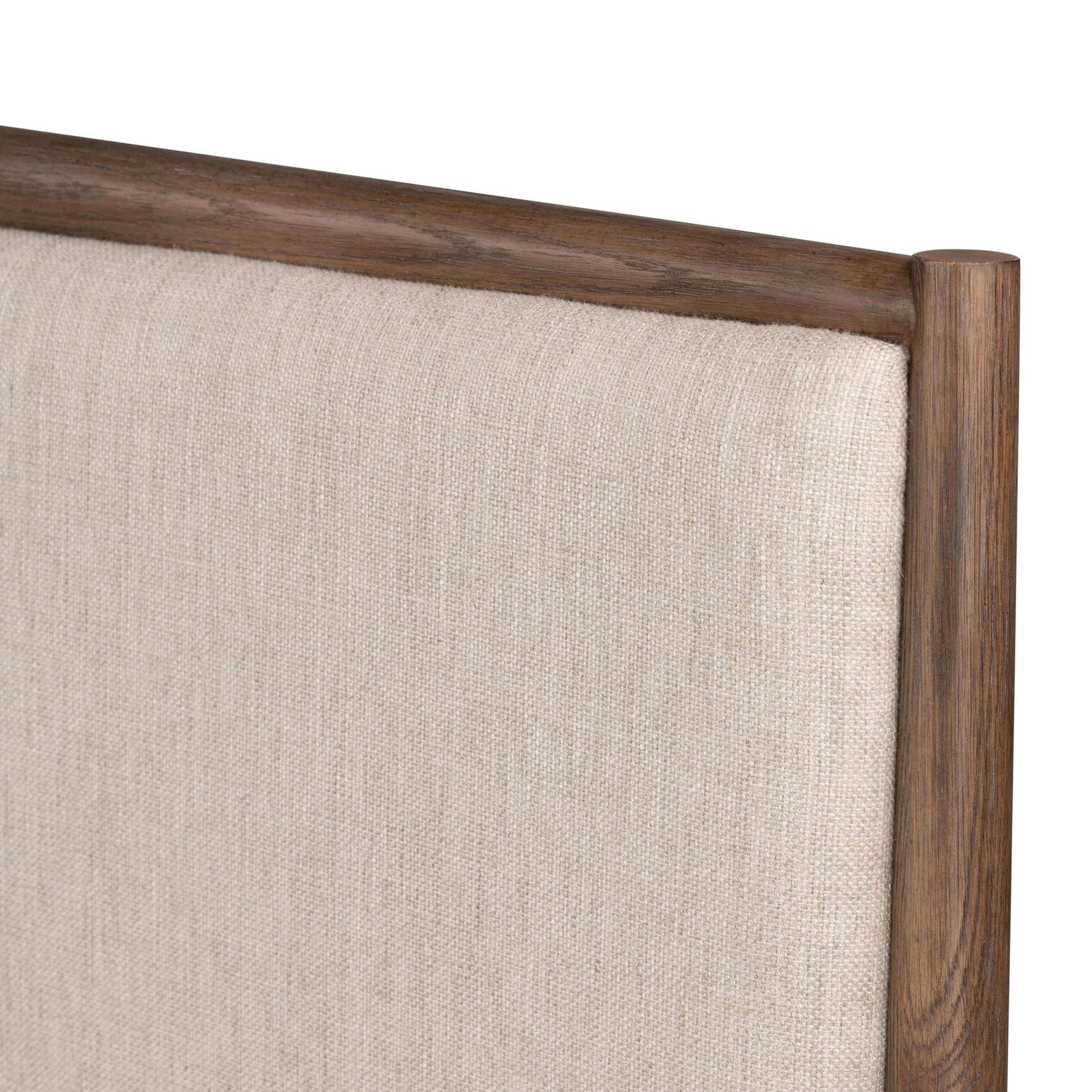 Flint Bed close up of headboard