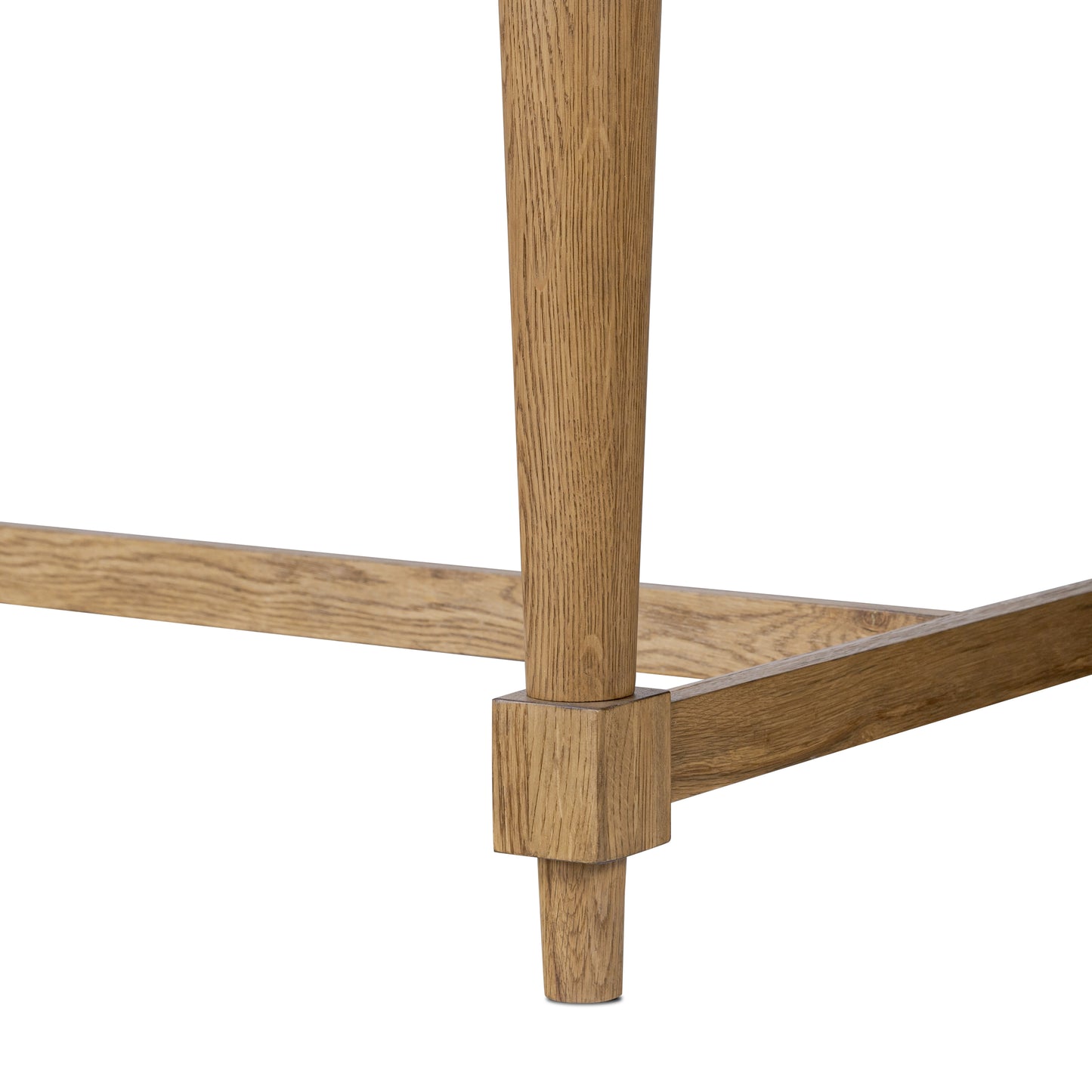 Beau Extension Dining Table leg up close