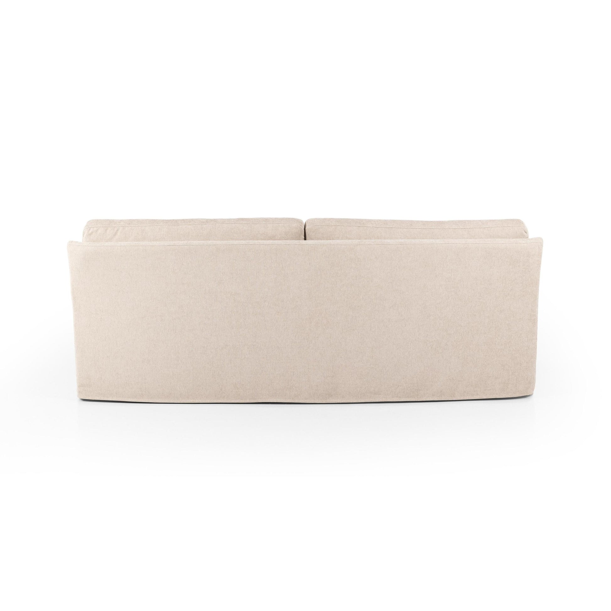 Sabine Slipcover Sofa - shell - back view