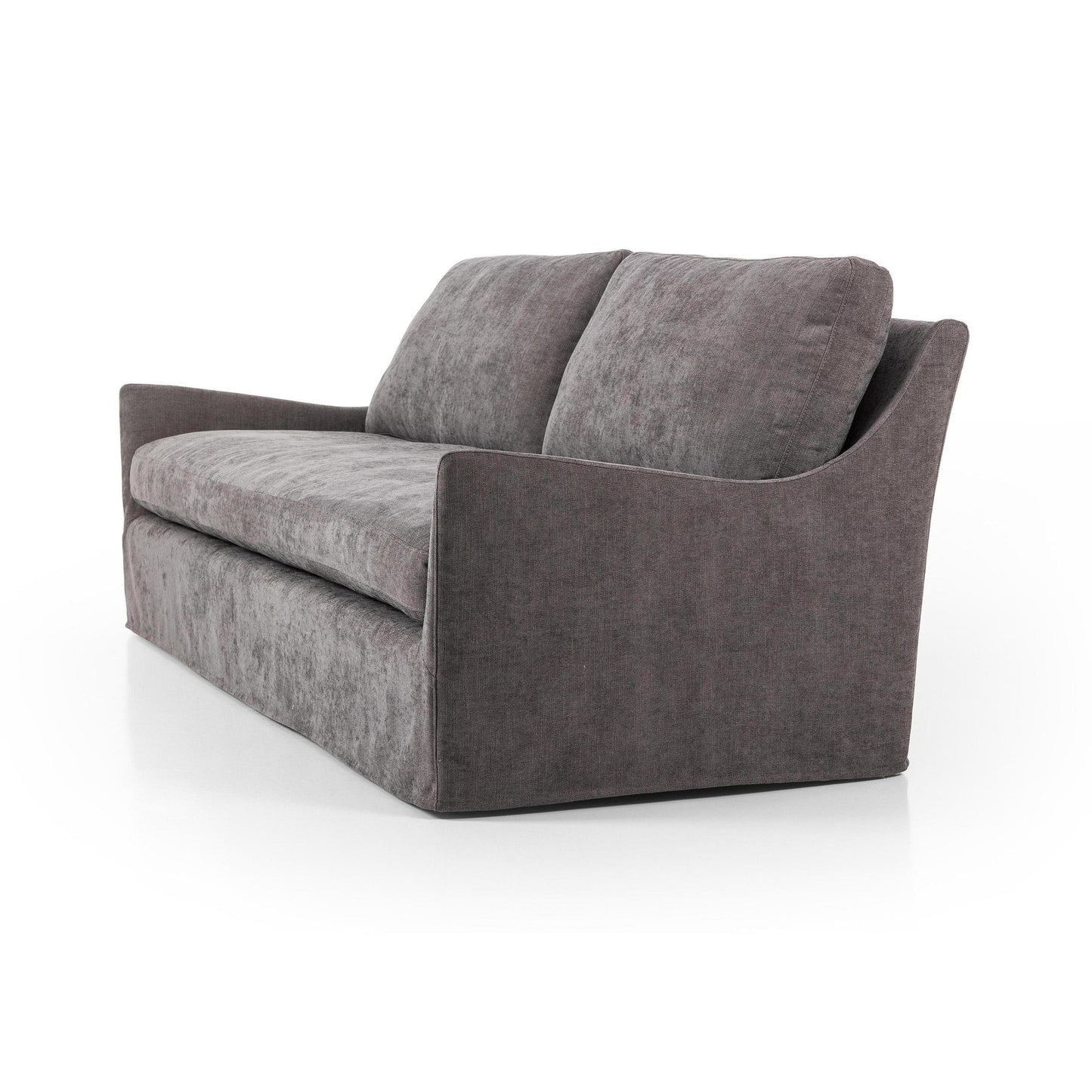 Sabine Slipcover Sofa - smoke - angled