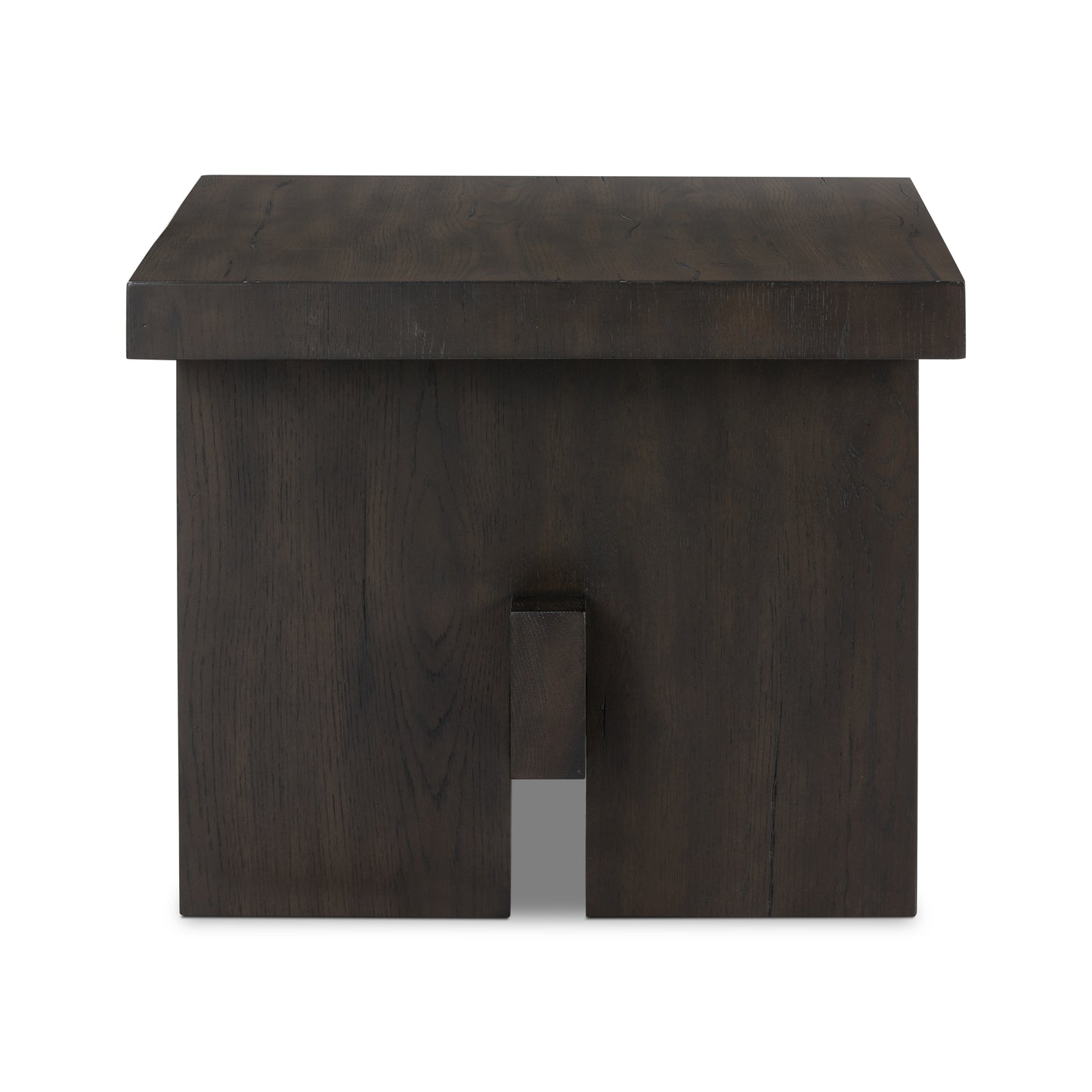 Smoked Black Edison End Table side