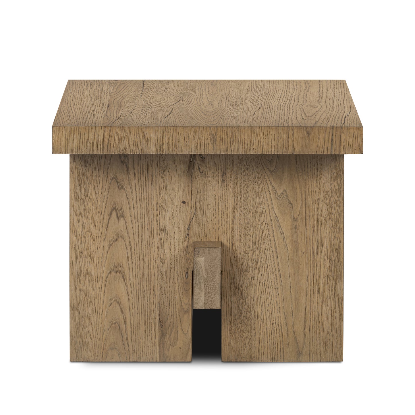 Light Oak Edison End Table side